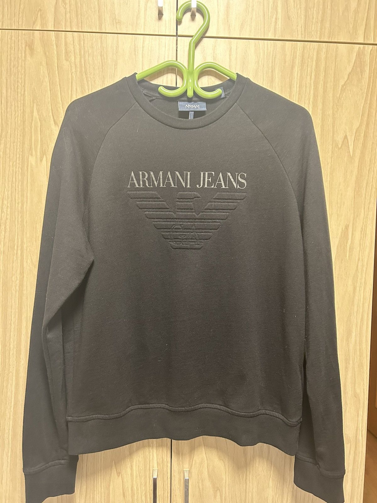 Giorgio Armani Giorgio Armani - Armani Jeans Black Crewneck Size US M / EU 48-50 / 2 - 1 Thumbnail