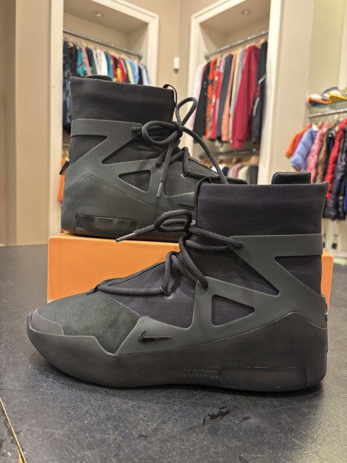 Nike Air Fear Of God 1 Noir