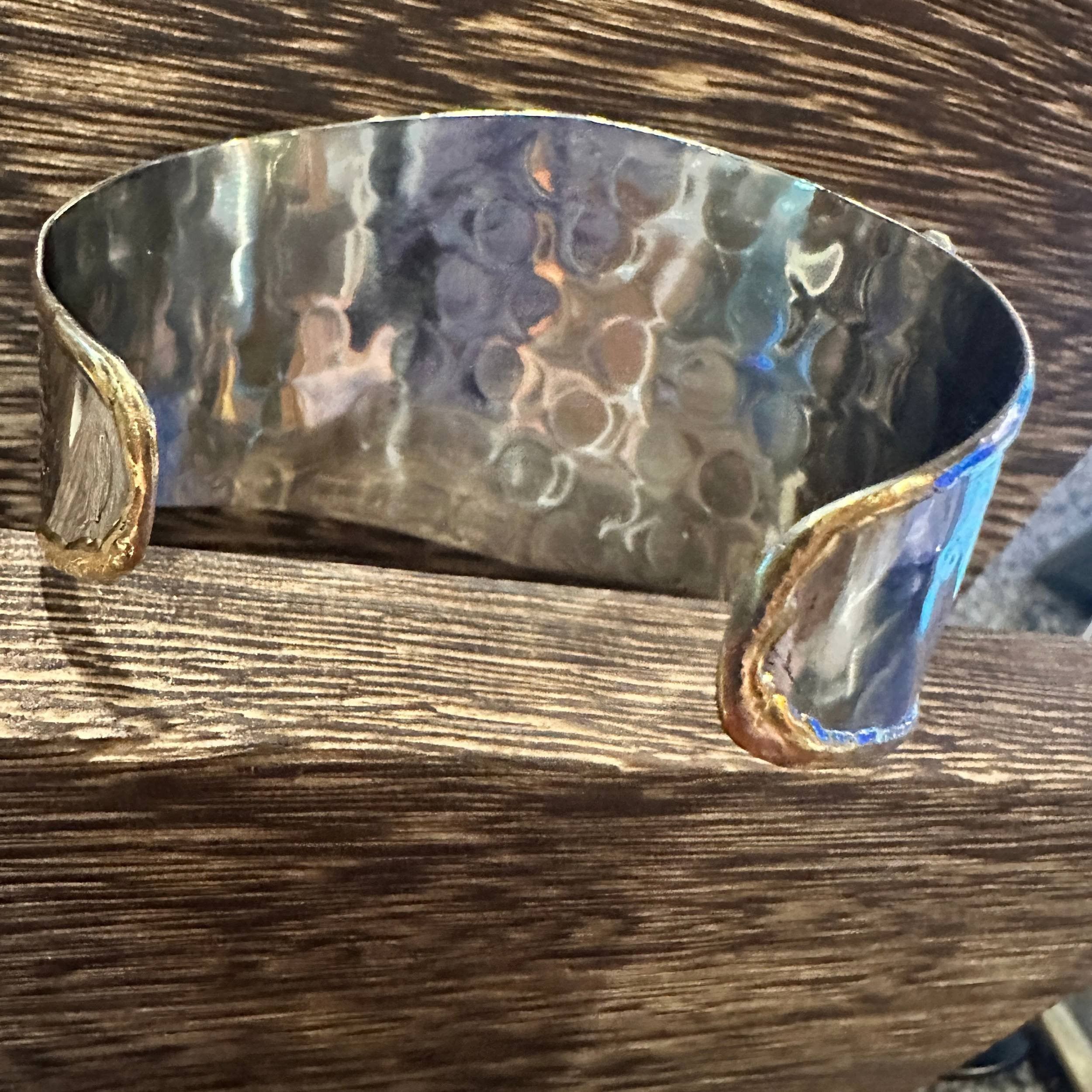 Other Artisan-Made 2-Inch Adjustable Cuff Bracelet with Rhodonite Size ONE SIZE - 9 Thumbnail
