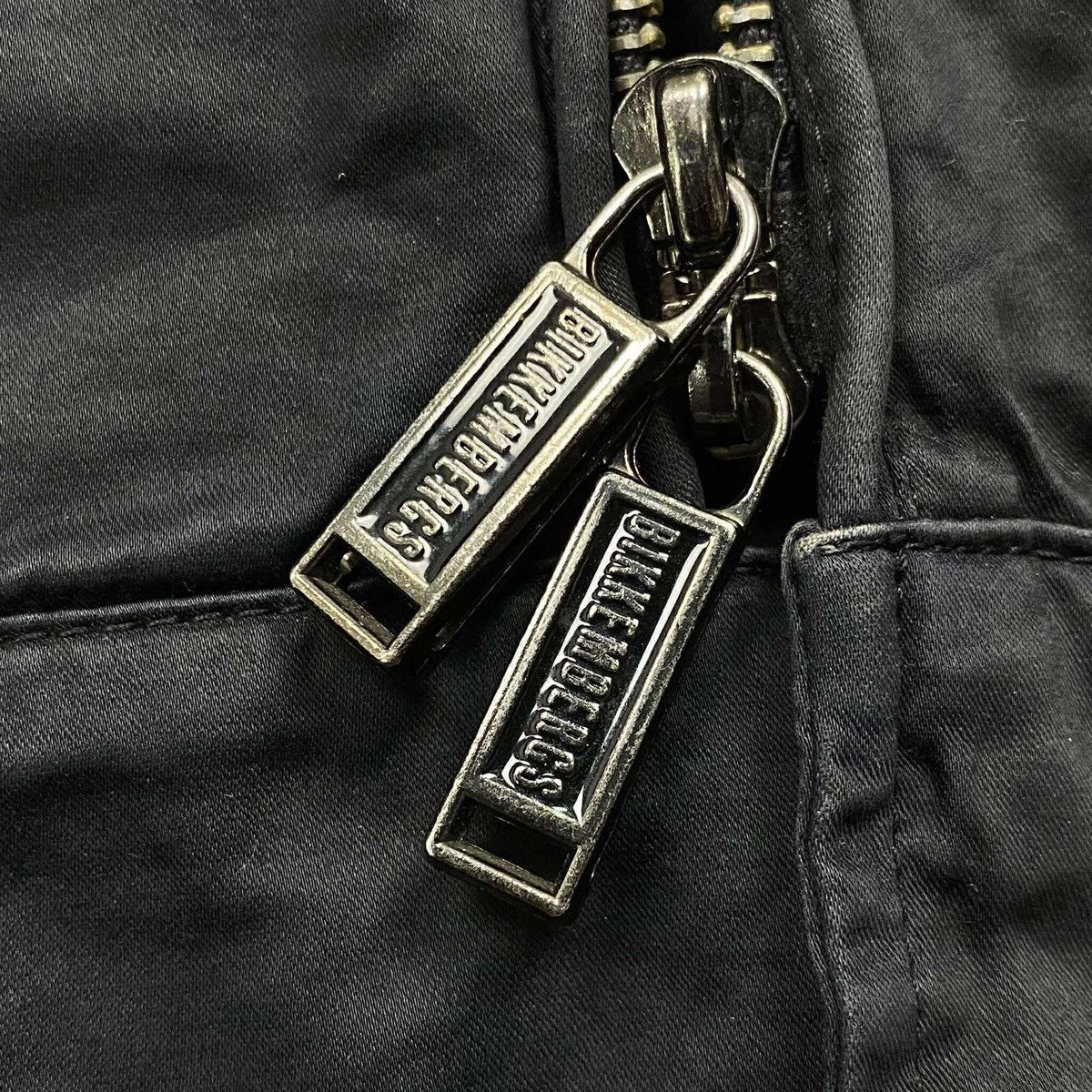 Dirk Bikkembergs Dirk Bikkembergs Heavy Nylon Black Panel Biker Jacket Size US M / EU 48-50 / 2 - 4 Thumbnail