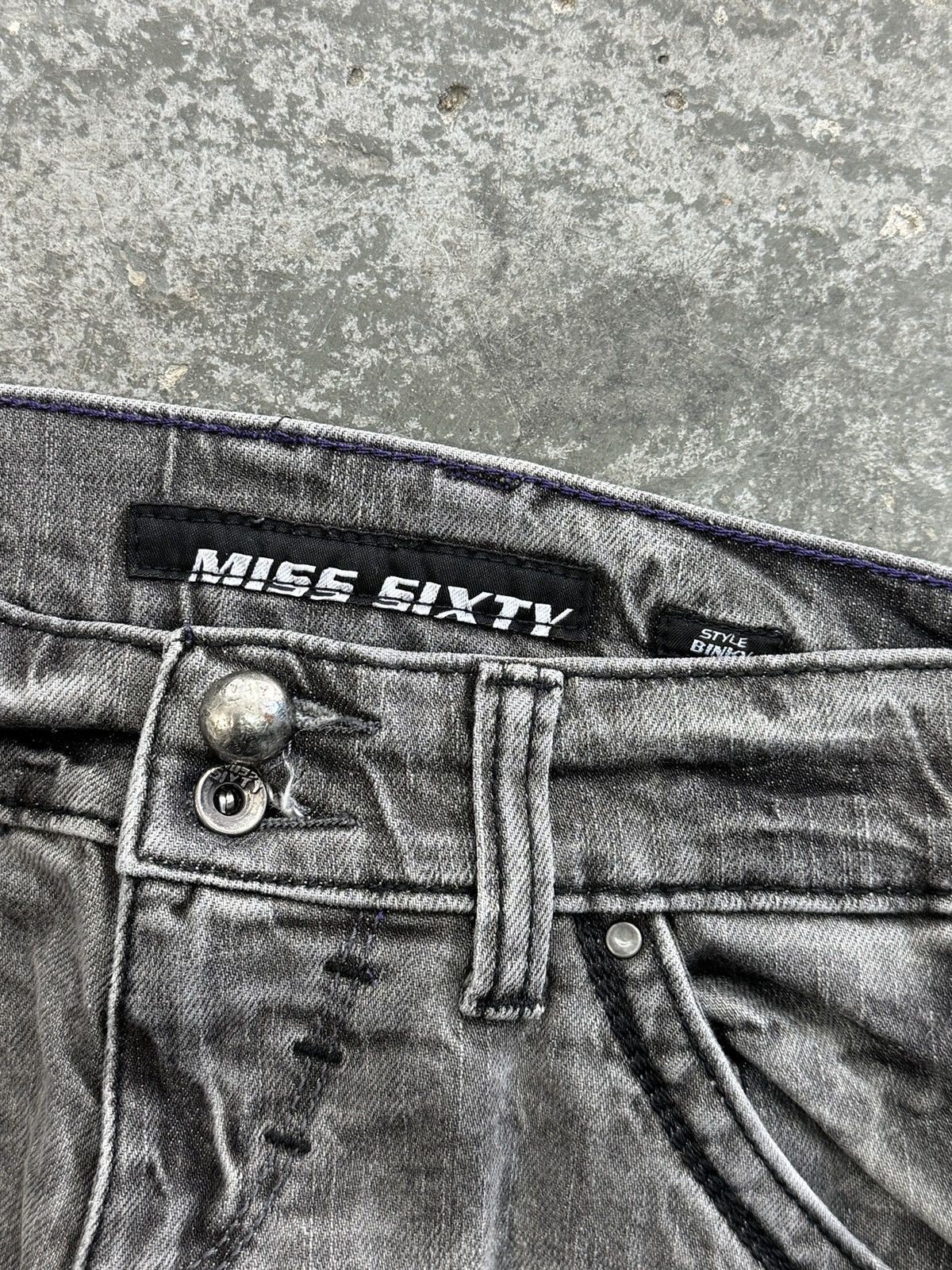 Miss Sixty Vintage y2k Miss Sixty Jeans Denim Pants Size 27" / US 4 / IT 40 - 5 Thumbnail