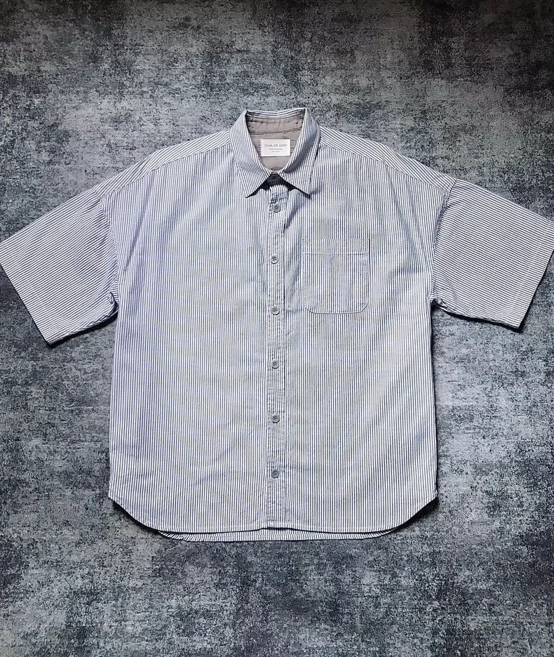 Fear of God Fear of God 4th Oxford striped shirt Size US M / EU 48-50 / 2 - 1 Thumbnail