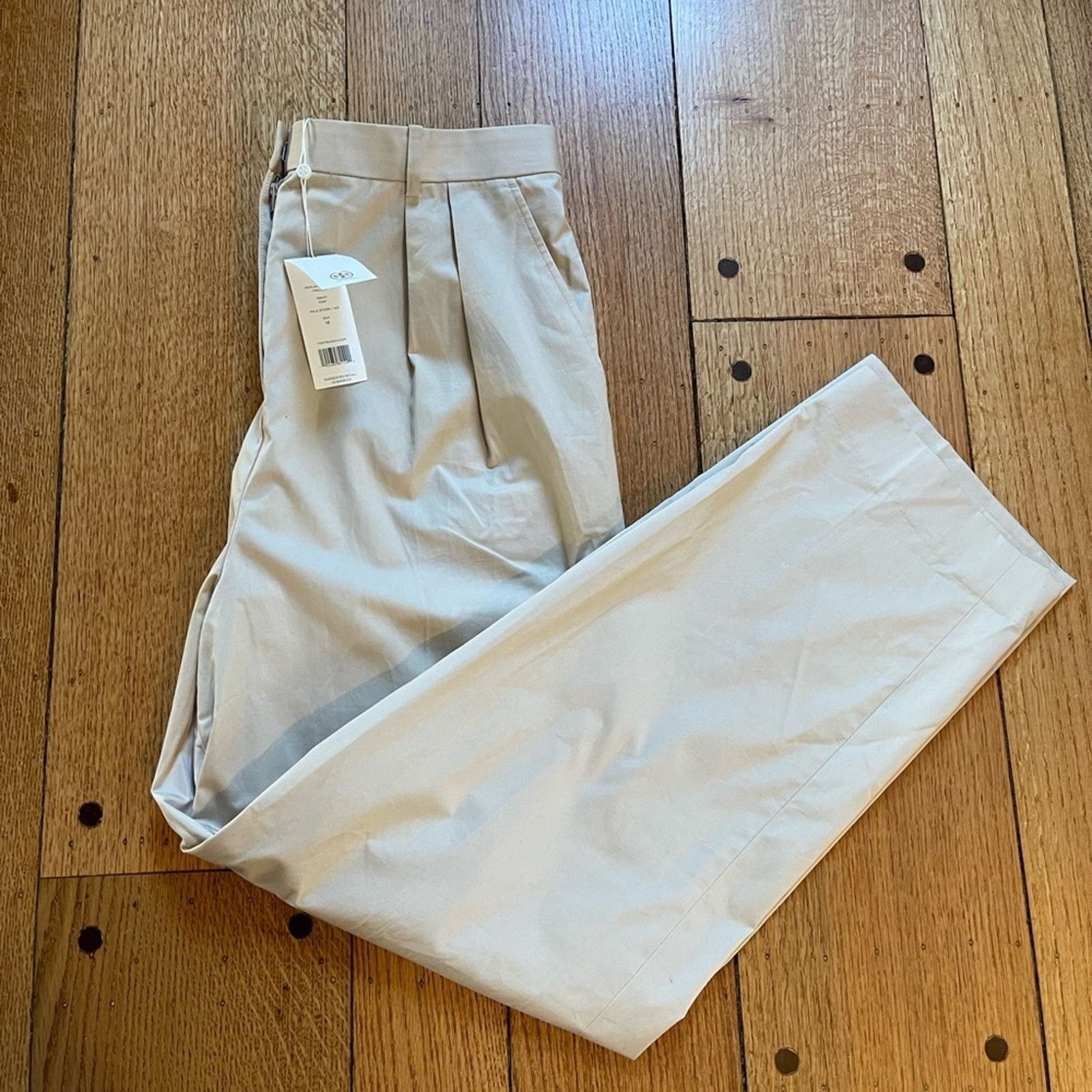 Tory Burch Poplin Pleated Trousers NWT Size:12