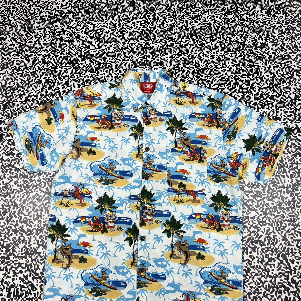 Vintage Vintage Y2K Lowes Australia Hawaiian Palm Surf Style Shirt Size US M / EU 48-50 / 2 - 4 Thumbnail
