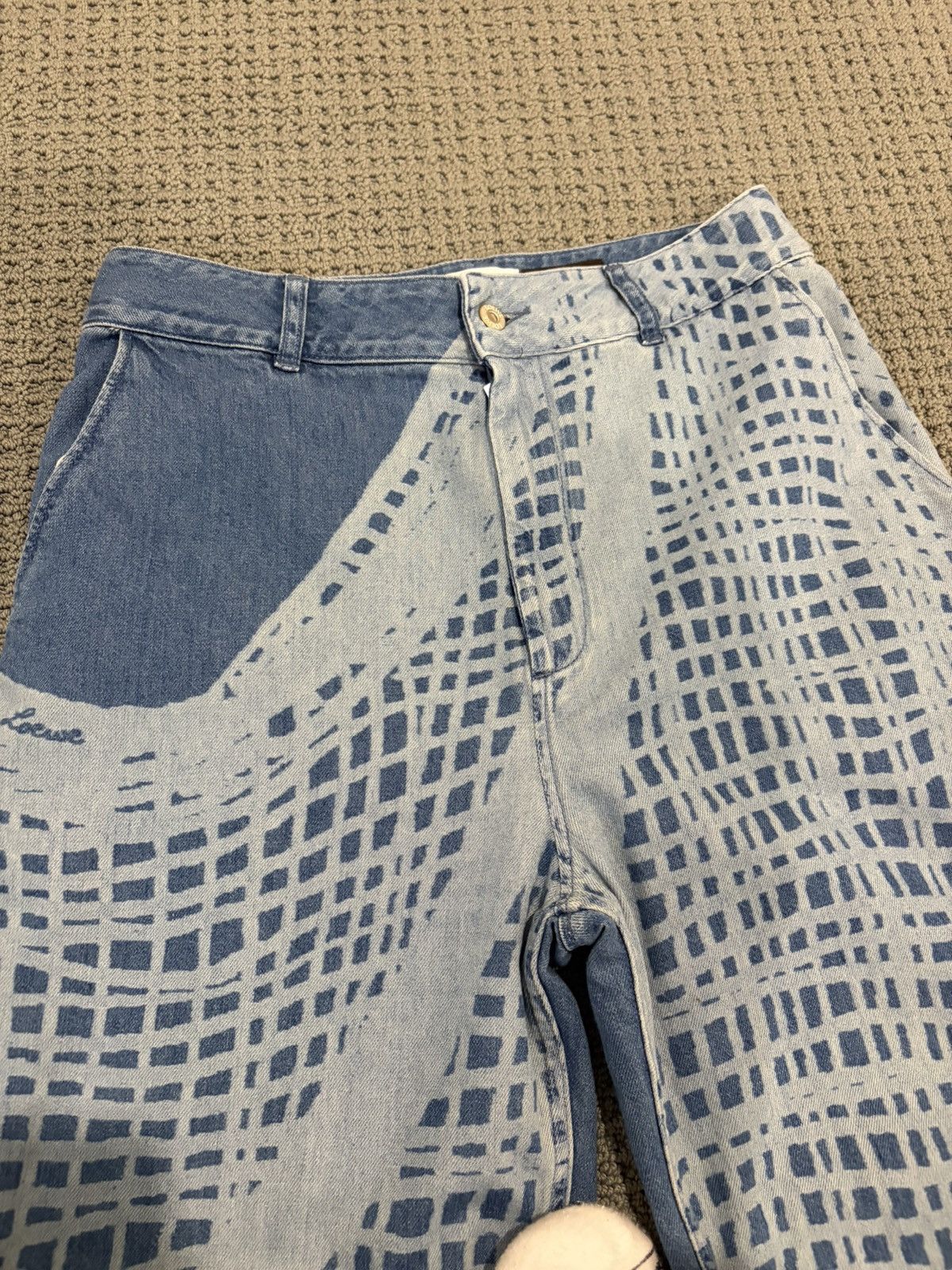 Loewe Loewe wide leg jeans new current style size 6-8 Size 27" / US 4 / IT 40 - 3 Thumbnail
