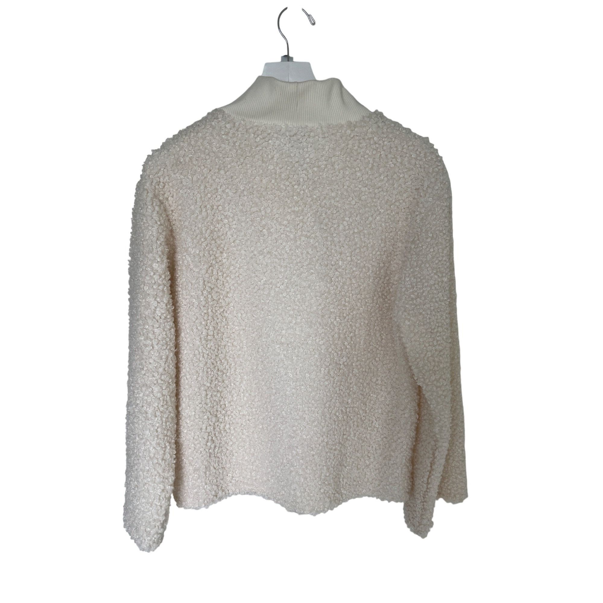 Zara Zara Trafaluc Ivory Fuzzy Sweater Size S / US 4 / IT 40 - 4 Thumbnail