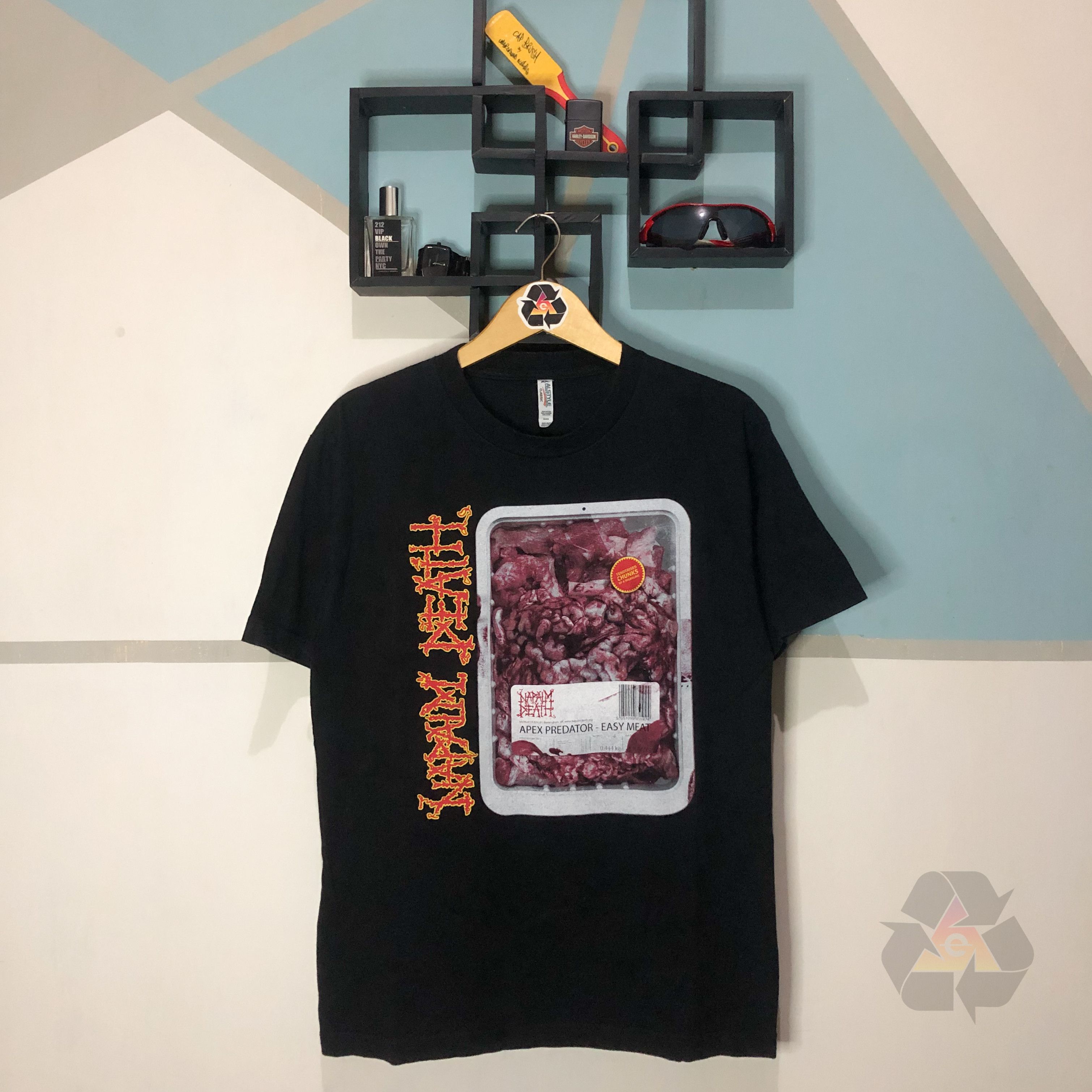 Band Tees Vintage Napalm Death Band Apex Predator Rare T-Shirt Size US M / EU 48-50 / 2 - 2 Thumbnail