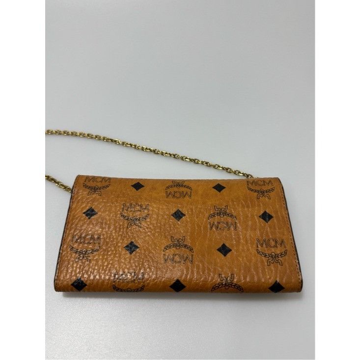 MCM MCM Tracy Crossbody Bag Visetos Cognac Size ONE SIZE - 3 Thumbnail
