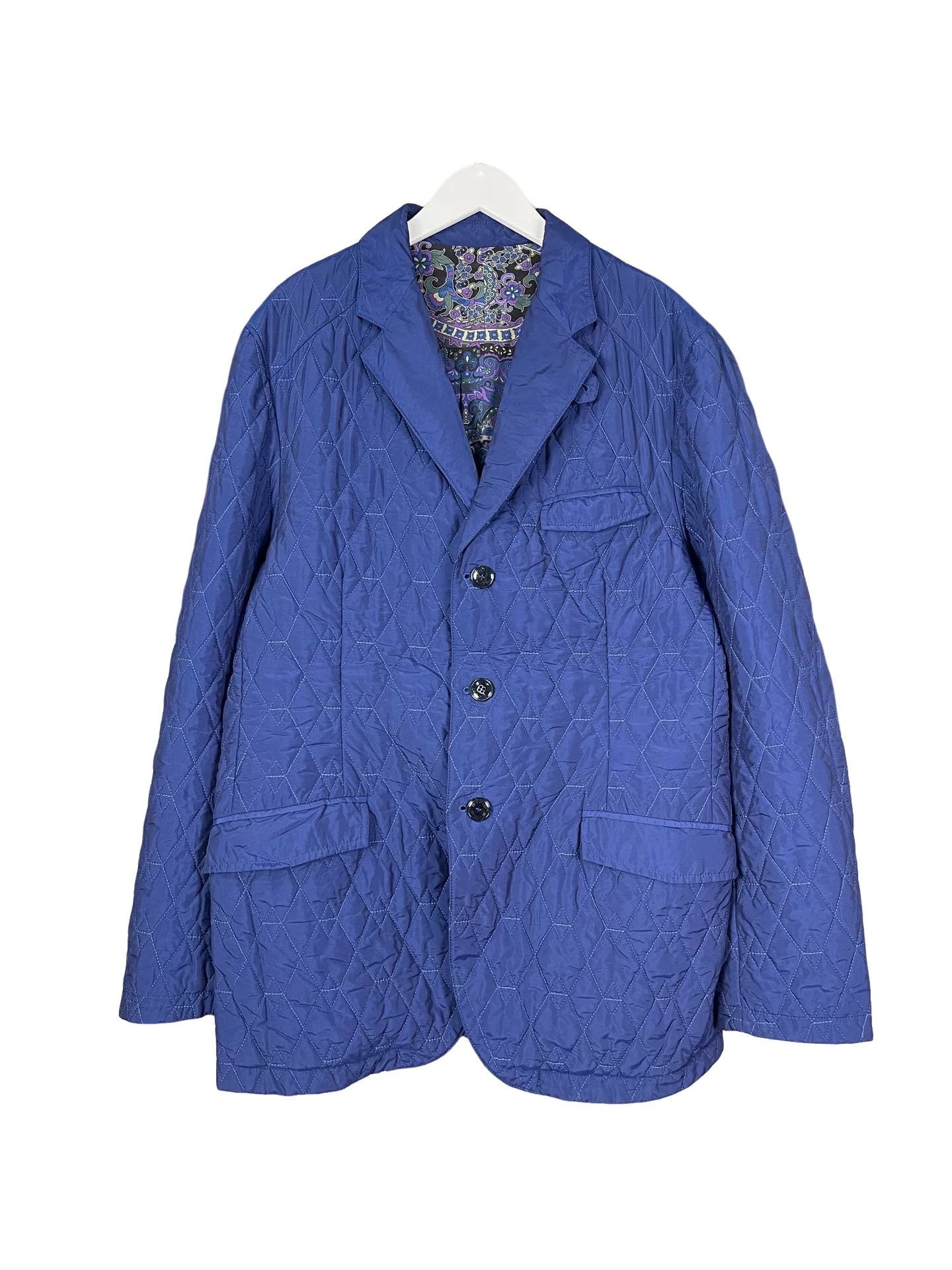 Etro Etro Quilted Blazer Size L Size US L / EU 52-54 / 3 - 1 Thumbnail