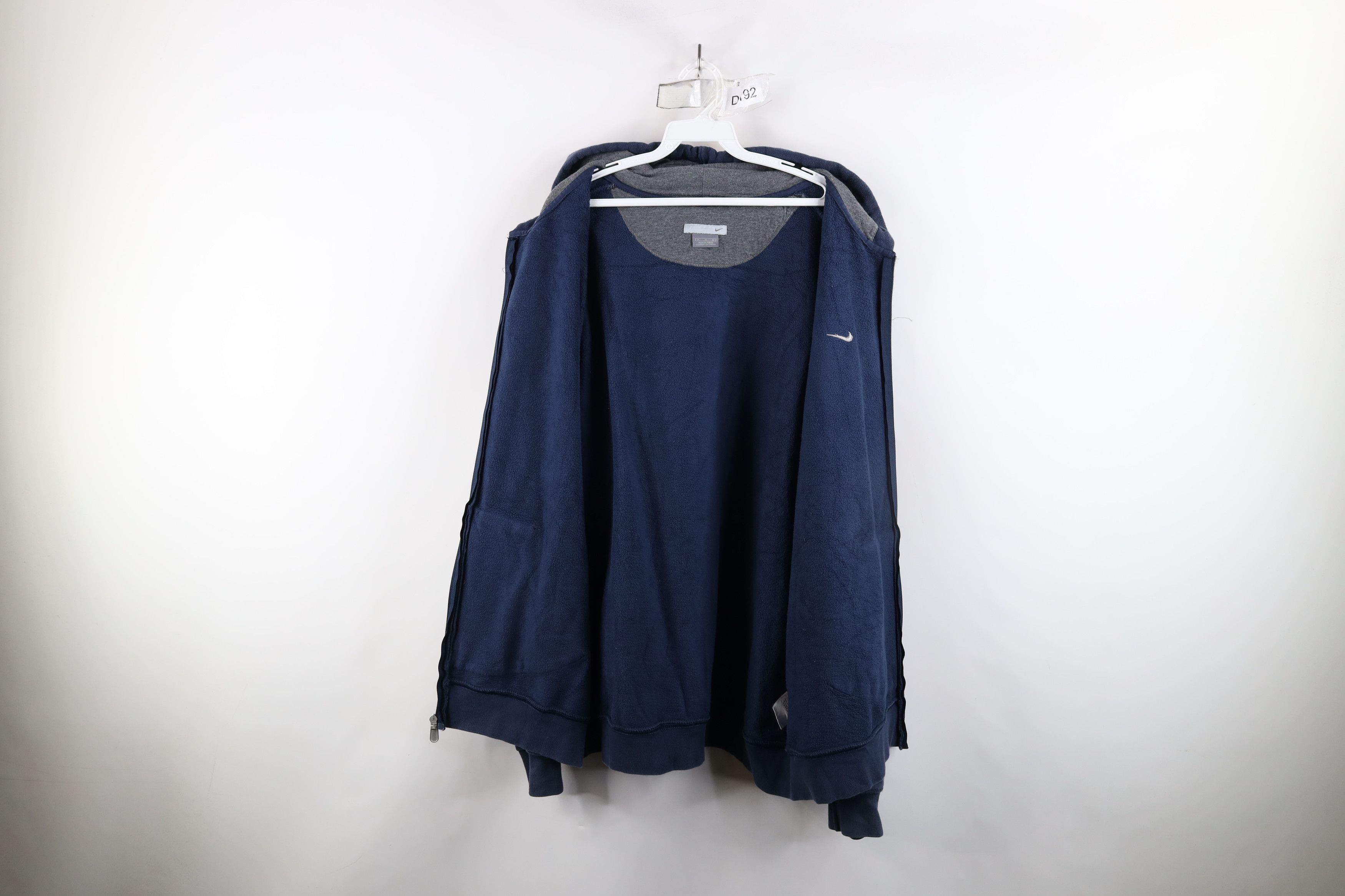 Nike × Vintage Vintage Y2K Nike Travis Scott Mini Swoosh Full Zip Hoodie Size US XL / EU 56 / 4 - 10 Thumbnail