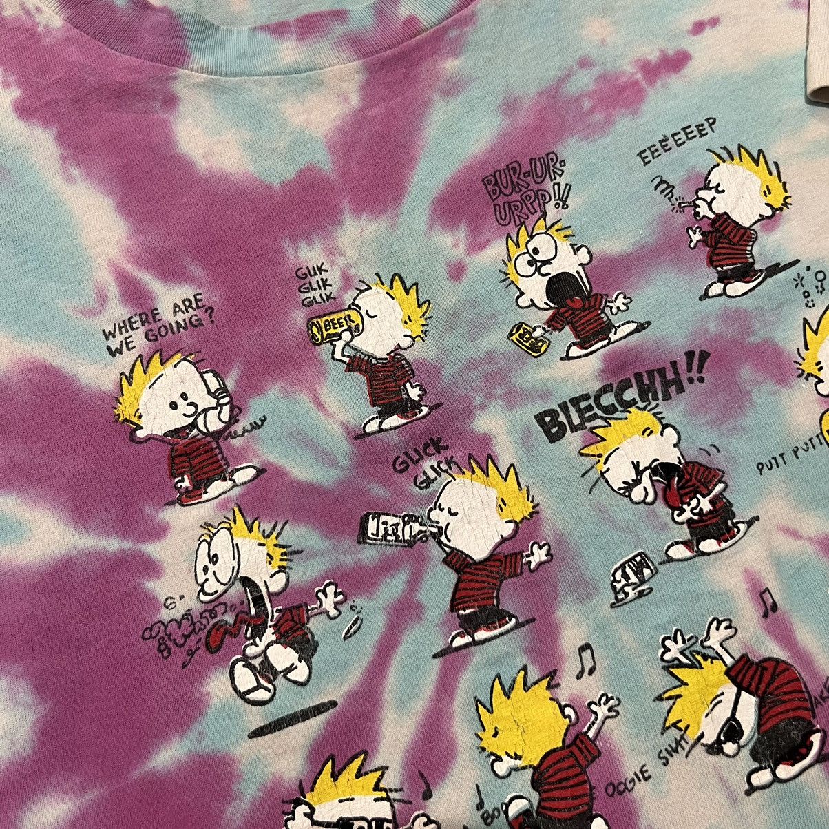Grateful Dead × Vintage VTG Calvin And Hobbes At The Shows Grateful Dead Shirt Size US XL / EU 56 / 4 - 5 Thumbnail