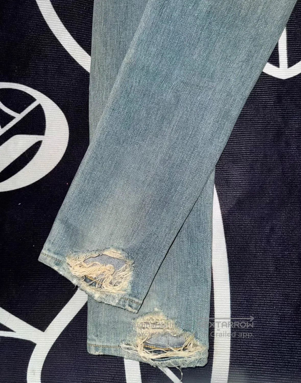 Saint Laurent Paris Saint Laurent SLP 14SS Distressed Jeans. Size US 28 / EU 44 - 6 Thumbnail