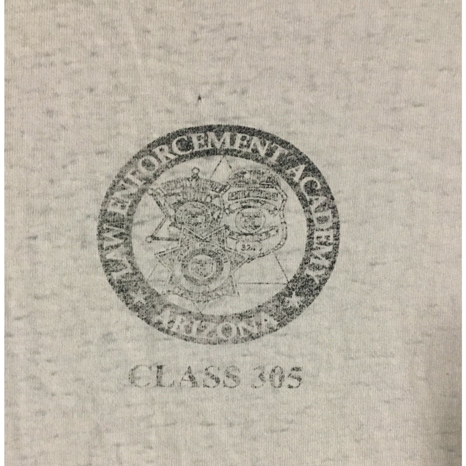 Vintage VINTAGE 90s Law Enforcement Academy Faded Shirt XL College Police Army Grunge Biker Size US XL / EU 56 / 4 - 4 Thumbnail