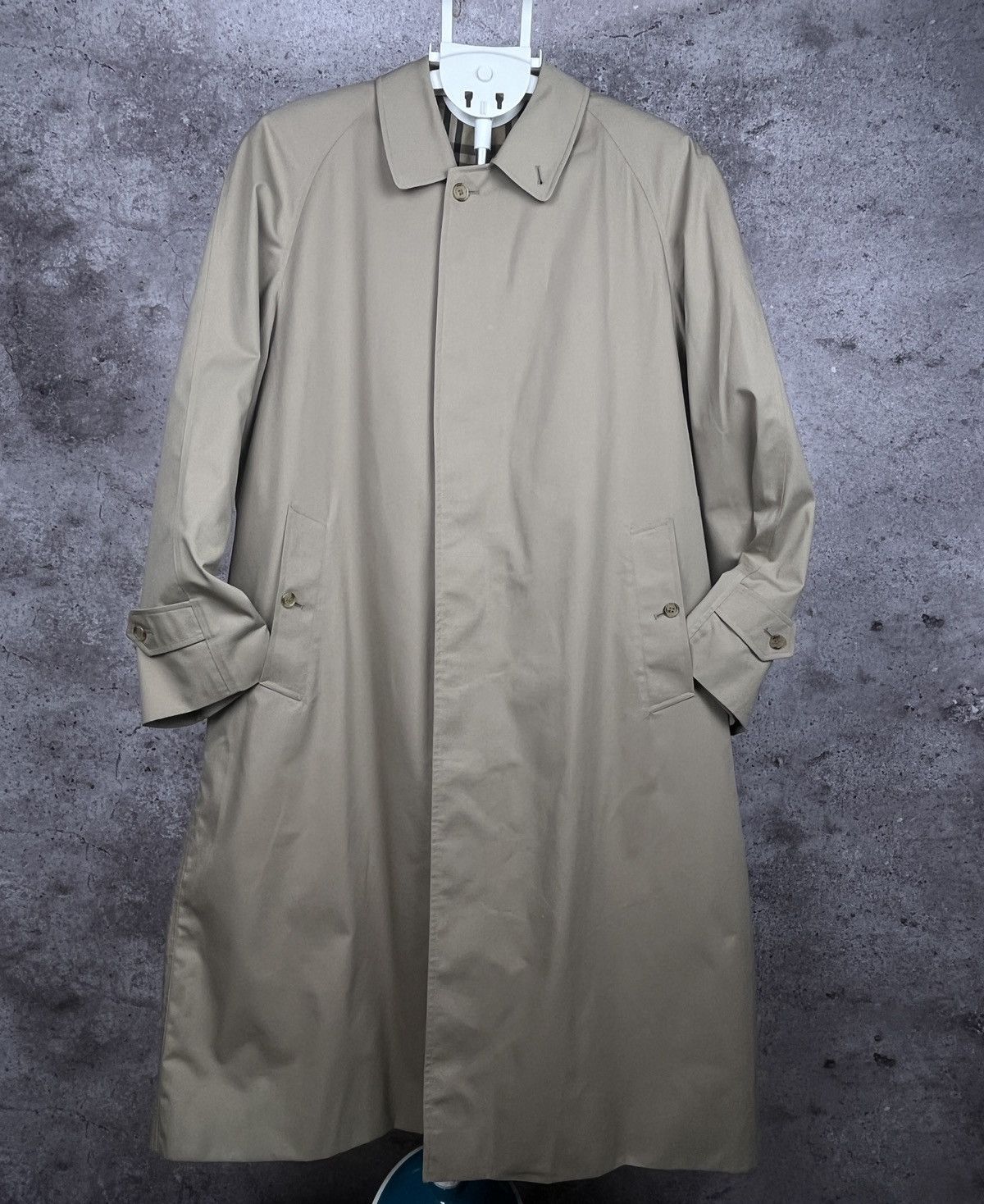 Burberry × Vintage Rare🔥Vintage Burberry London Nova Check Trench Coat Size US L / EU 52-54 / 3 - 4 Thumbnail