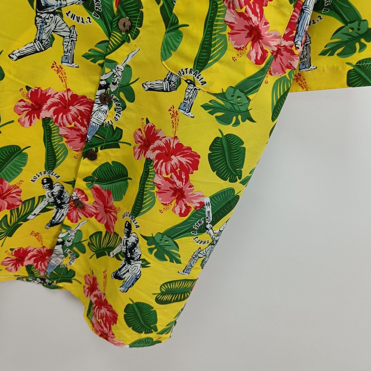 Vintage Lowes Australia Hawaiian shirt Flowers Cricket y2k hype Size US XS / EU 42 / 0 - 5 Thumbnail