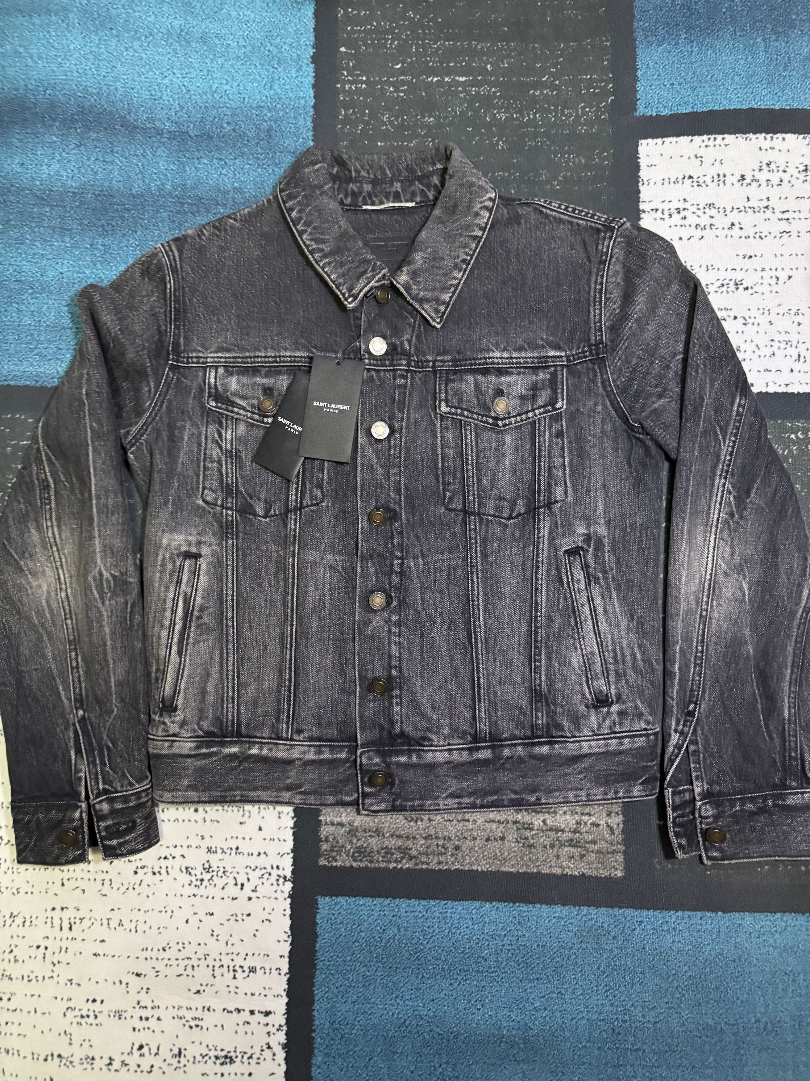 Saint Laurent Paris Saint Laurent Waiting for Sunset Denim Jacket Size US M / EU 48-50 / 2 - 2 Thumbnail