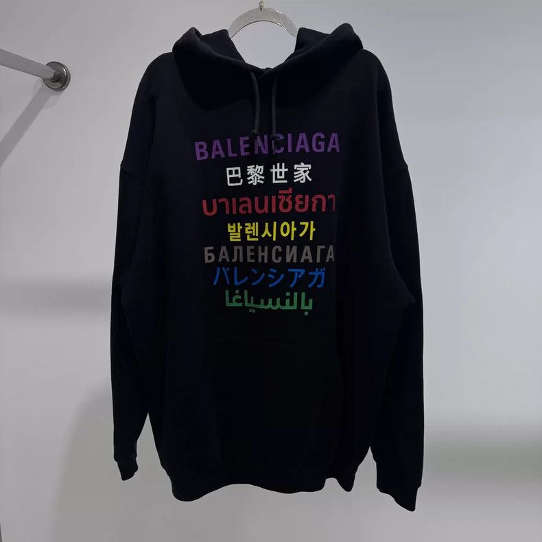 Balenciaga Balenciaga Seven Languages Sweatshirt Size US M / EU 48-50 / 2 - 1 Thumbnail
