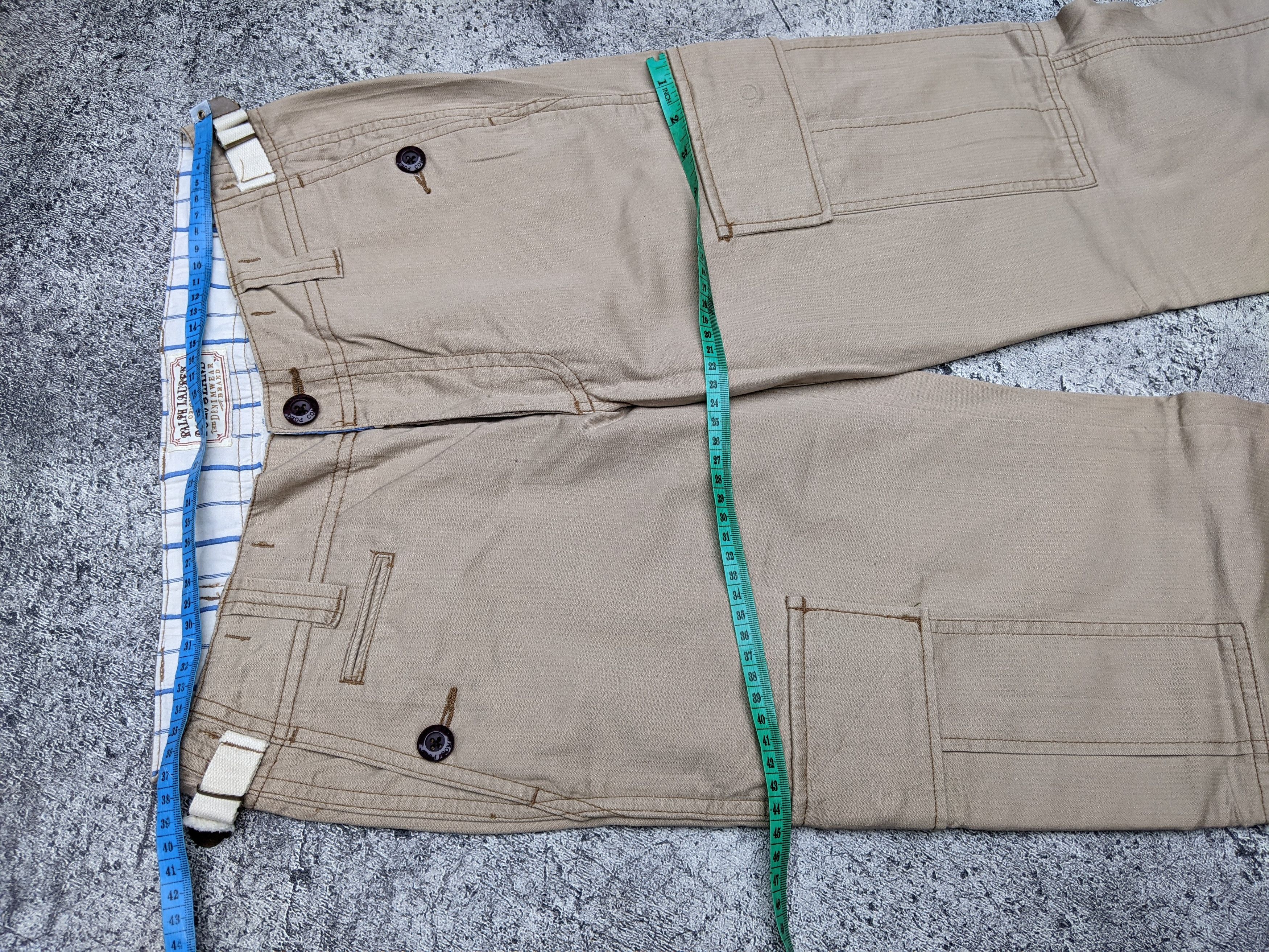 Denim & Supply Ralph Lauren × Polo Ralph Lauren × Ralph Lauren Ralph Lauren Polo Flare Cargo Pants Size 28" / US 6 / IT 42 - 4 Thumbnail