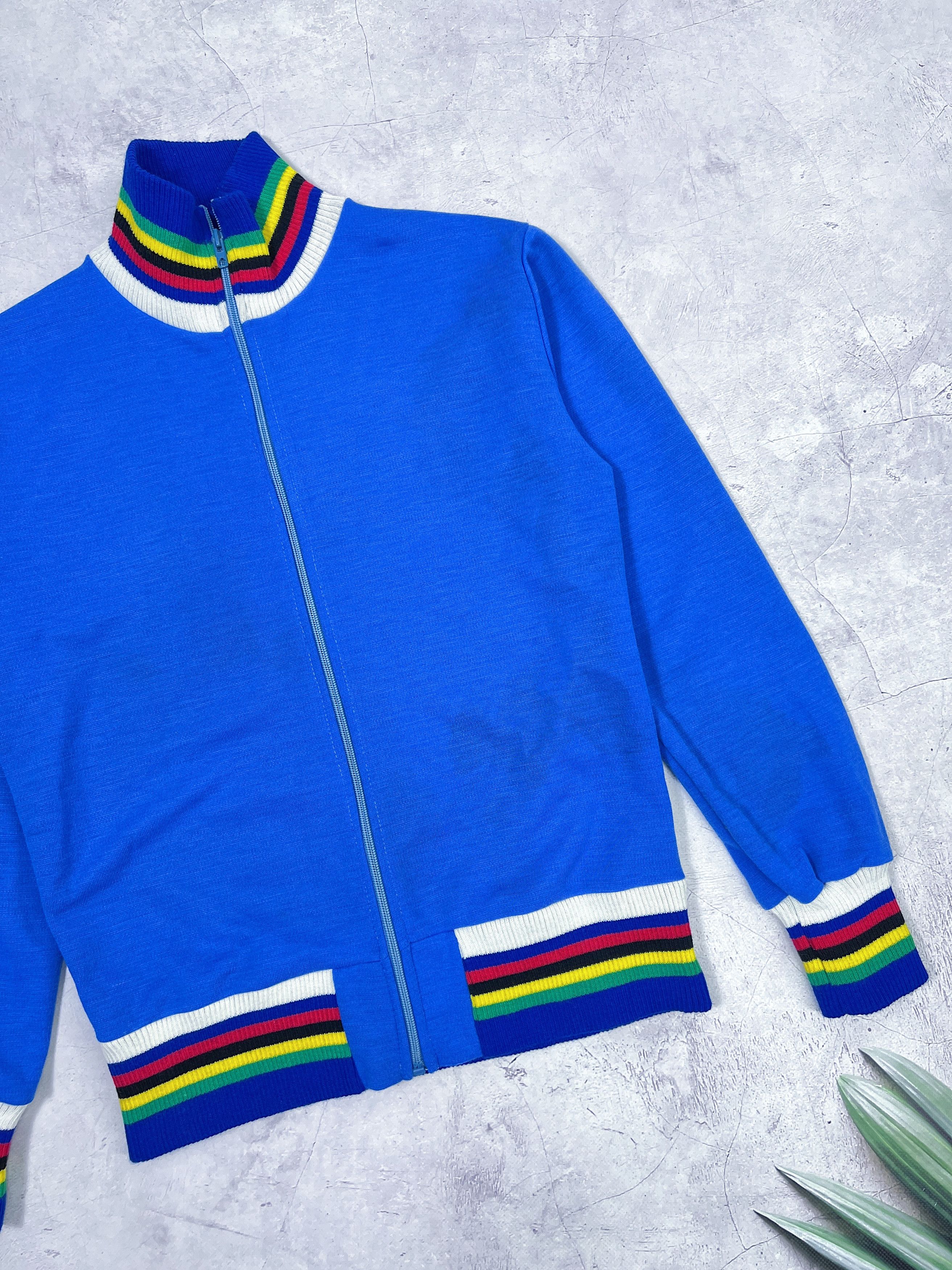 Sports Specialties × Vintage 80s Miyata Cycling Jersey S.A. Tricodor UCI Size US M / EU 48-50 / 2 - 3 Thumbnail