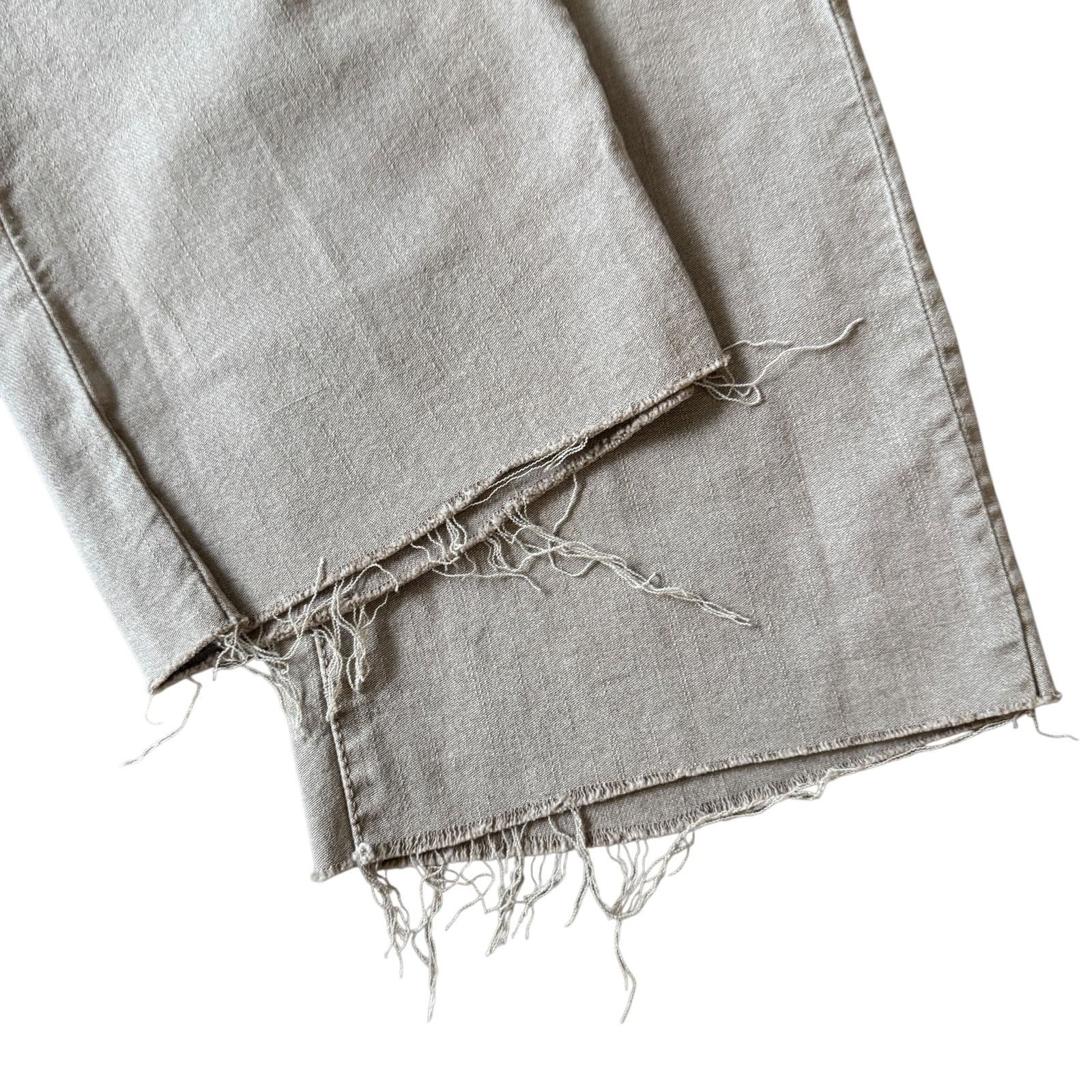 MOTHER Mother The Insider Ankle Fray Chalk It Up Size 28" / US 6 / IT 42 - 4 Thumbnail