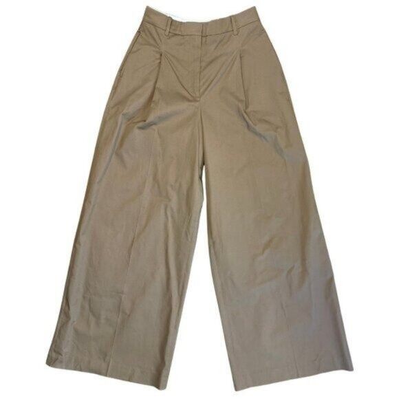 G. Label by goop G. Gwyn by Goop Marlow Trouser Camel Tan Brown Wide Leg Size 27" / US 4 / IT 40 - 6 Thumbnail
