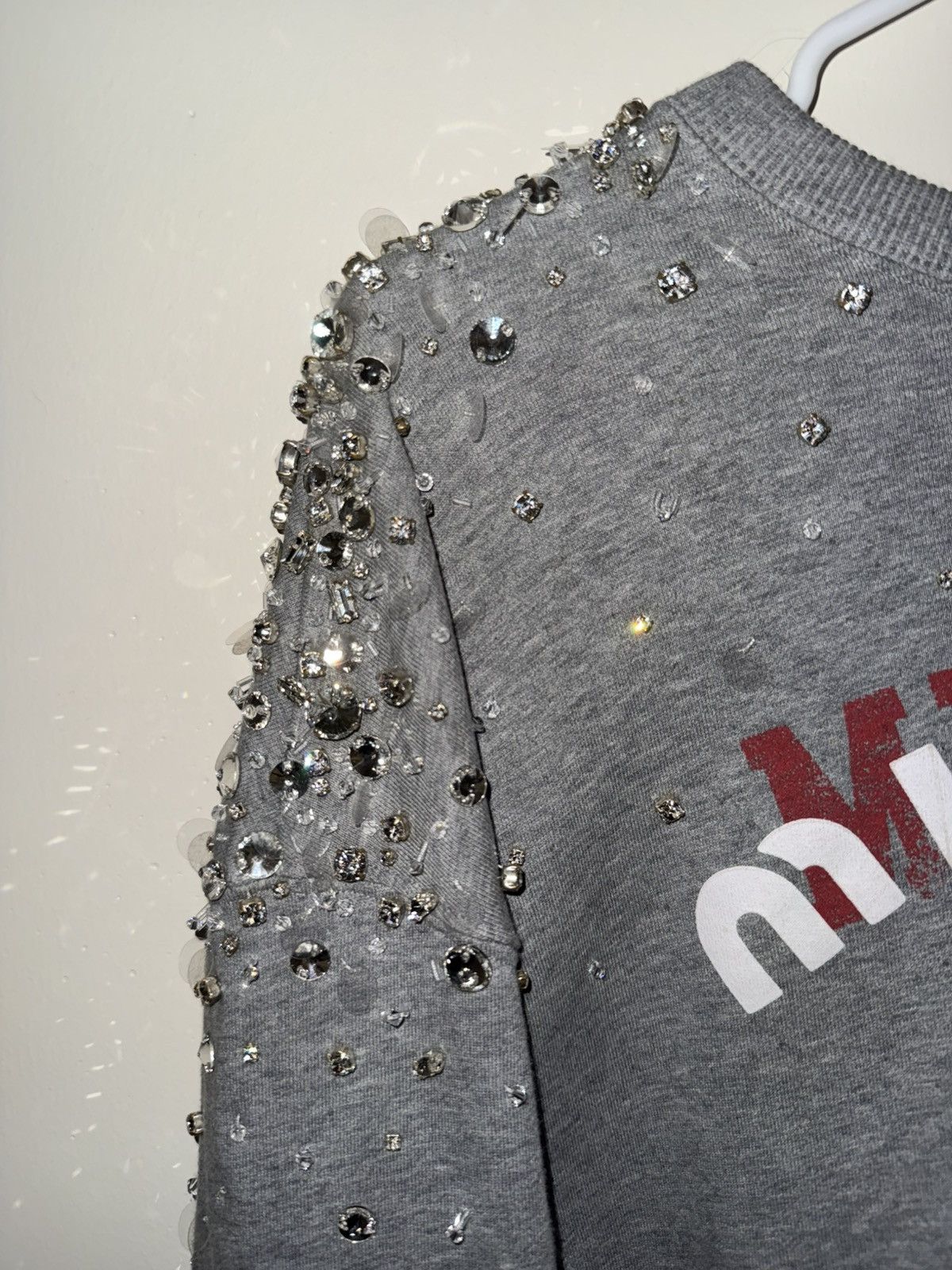 Miu Miu miumiu club jewel sweatshirt Size US S / EU 44-46 / 1 - 3 Thumbnail