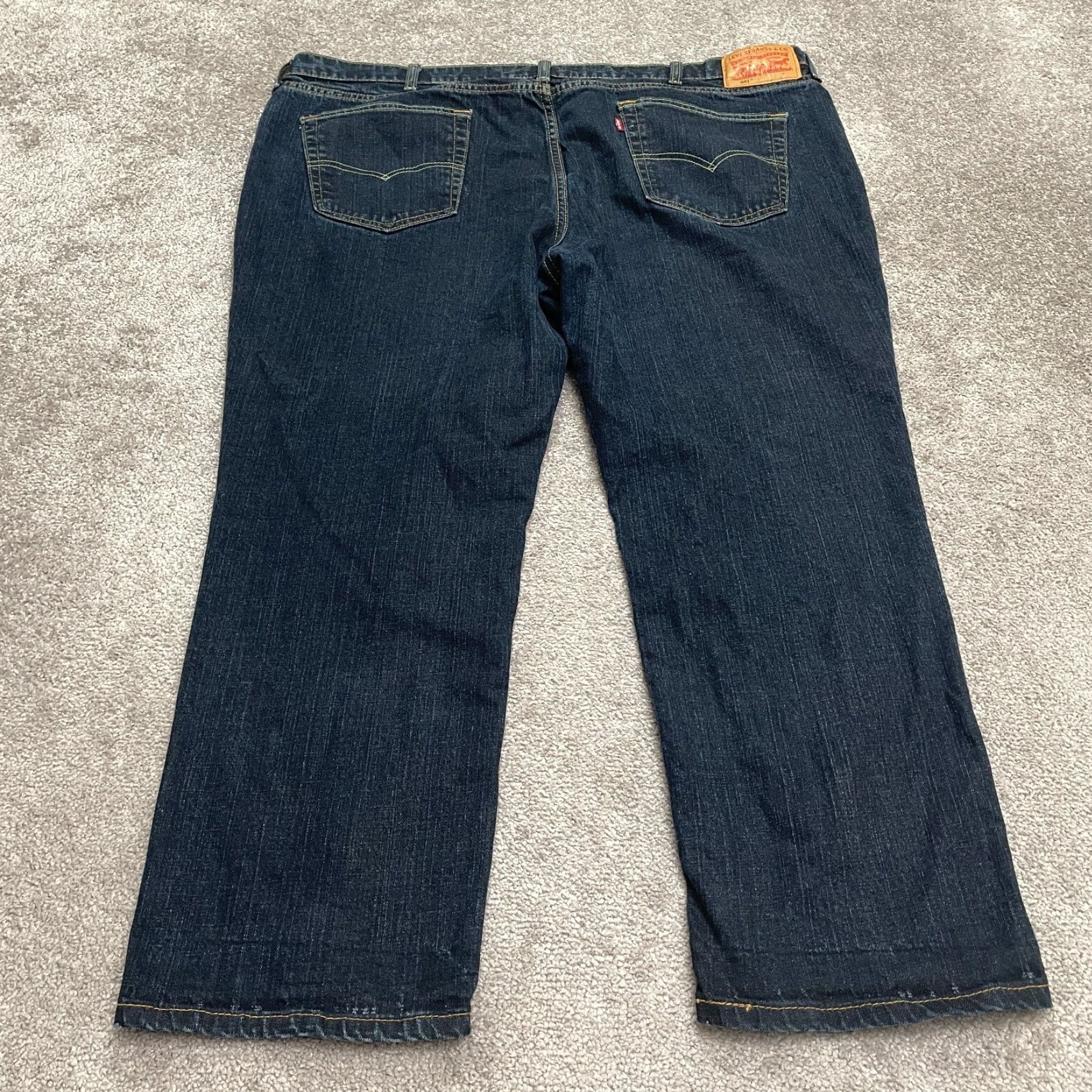 Levi's Levi's 541 Athletic Tapered Fit Jeans Mens 48x27 Blue Dark Wash 5-Pocket TA LEVI'S USA Classic Denim Cassette? Size US 32 / EU 48 - 2 Thumbnail
