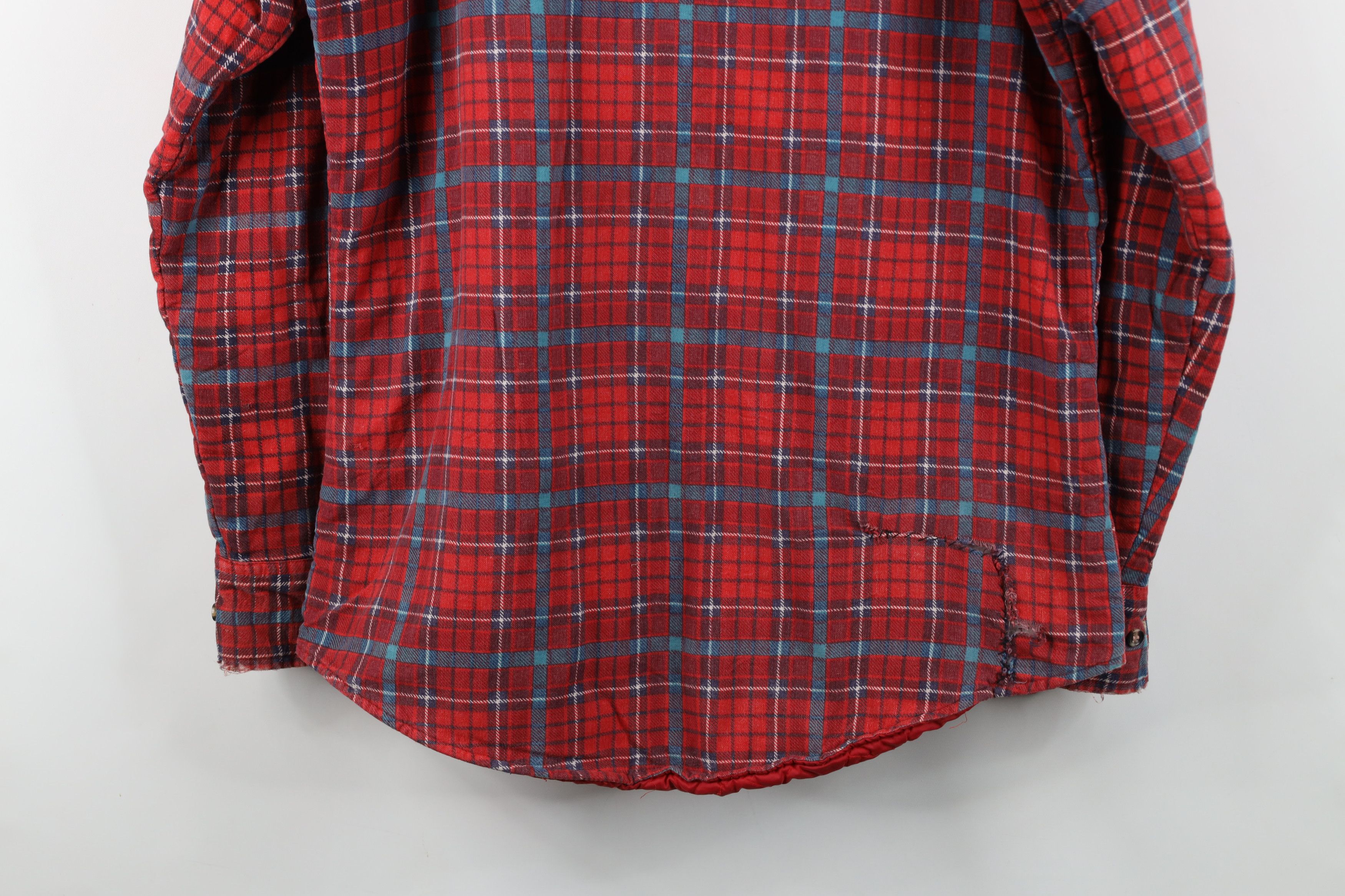 Vintage Vintage 90s Streetwear Flannel Button Shirt Jacket Jac Shirt Size US M / EU 48-50 / 2 - 15 Thumbnail