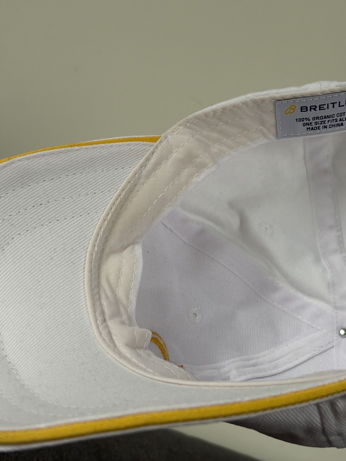 Breitling Breitling White Golden Logo Cap Size ONE SIZE - 10 Thumbnail