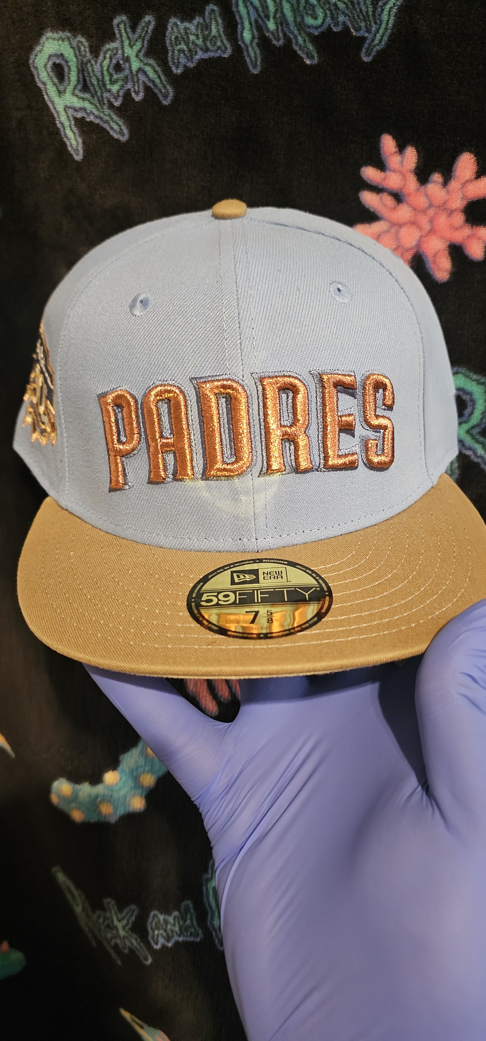 New Era Sz 7 5/8 Padres two tone New era "Jackie Robinson" patch Size ONE SIZE - 1 Thumbnail