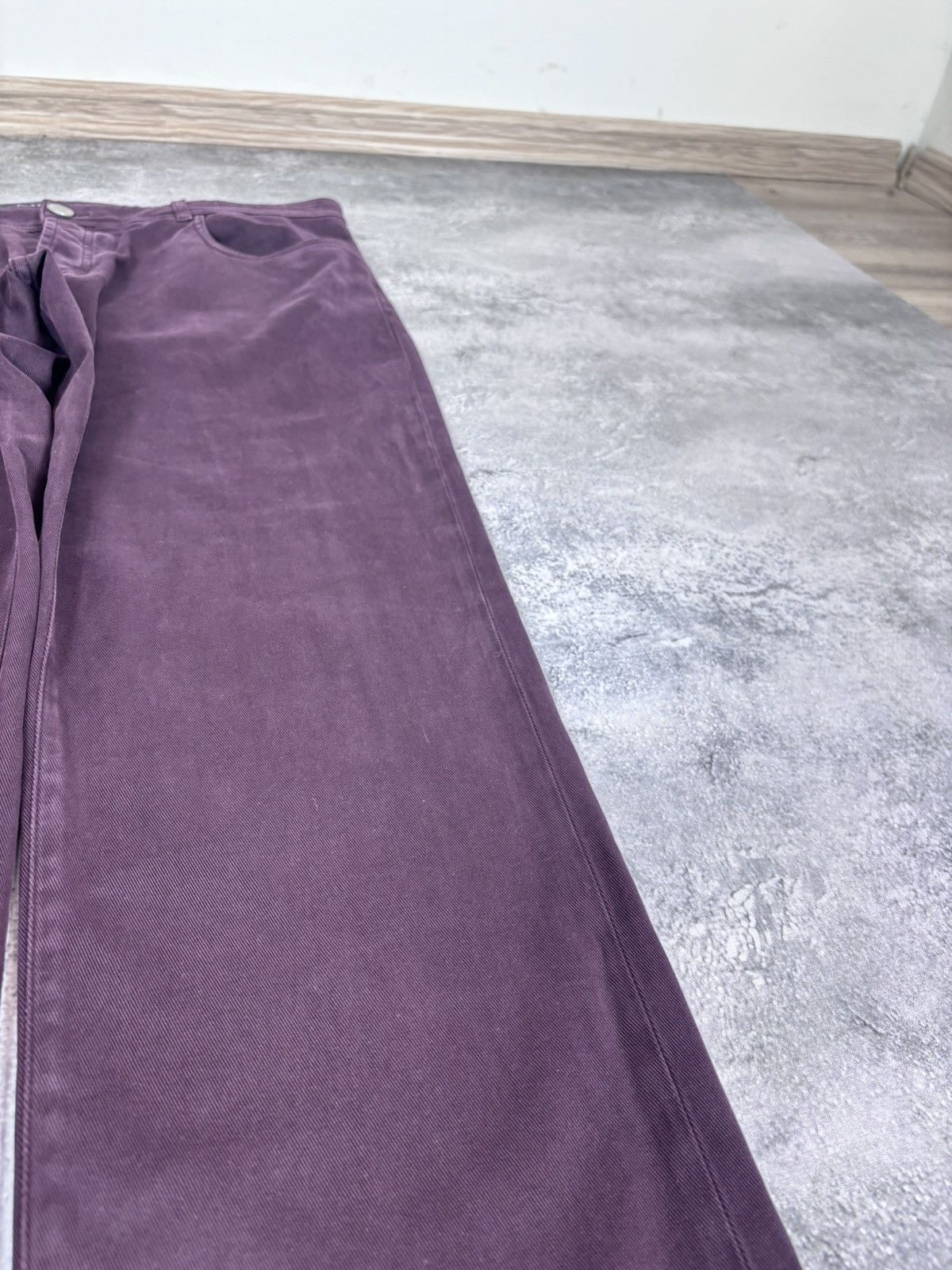 E. Marinella E. Marinella Men’s NWT Burgundy Slim Straight Pants Jeans Size US 30 / EU 46 - 6 Thumbnail