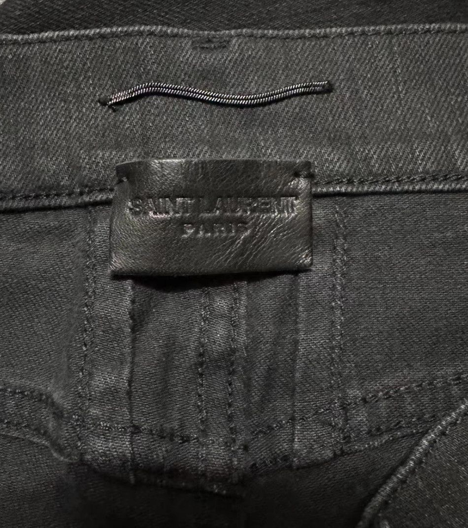 Saint Laurent Paris saint Laurent paris16fw D02 Carbon Black Base Jeans 2503-N Size US 28 / EU 44 - 3 Thumbnail