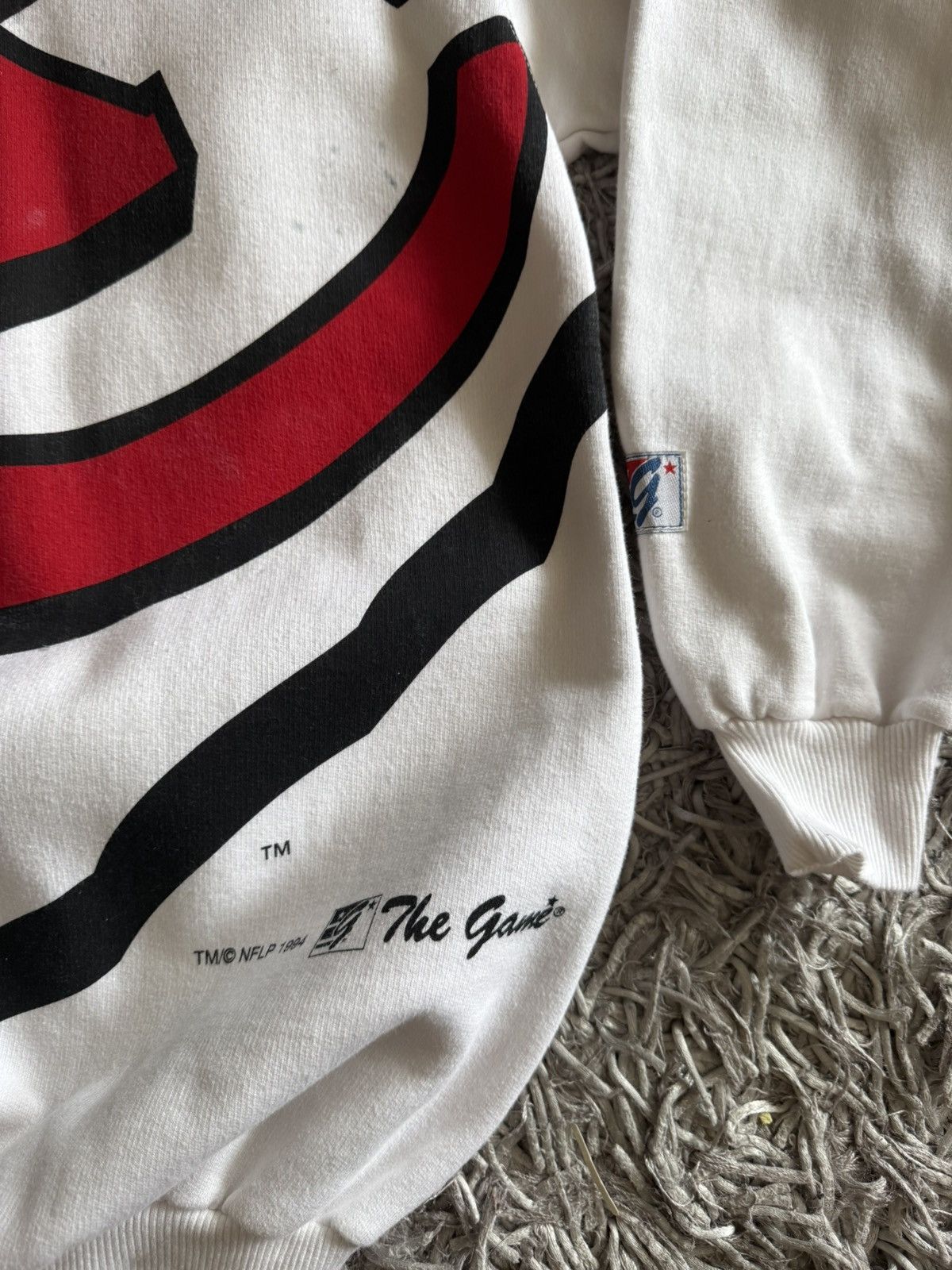 The Game Vintage Kansas CityChiefs The Game Big Logo Sweater Size M Size US M / EU 48-50 / 2 - 2 Thumbnail