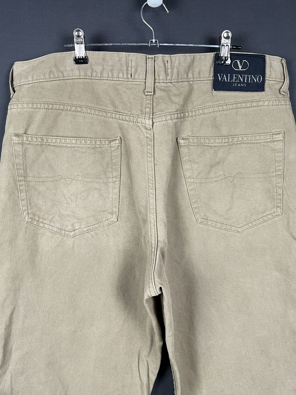 Valentino × Vintage Vintage Valentino Jeans Straight Leg 100% Cotton Size 38 Size US 38 / EU 54 - 1 Thumbnail