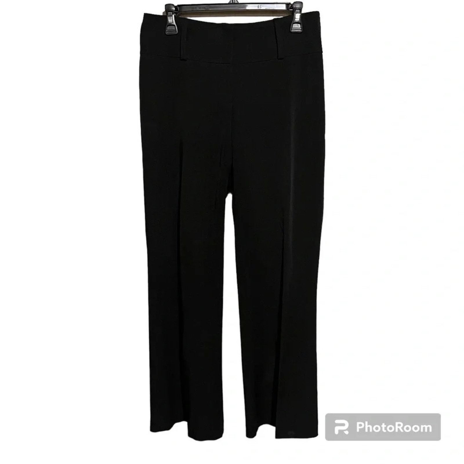 Other Boho Chic Women Black Dress Pants Size 8 Flare Leg Size 30" / US 8 / IT 44 - 1 Thumbnail