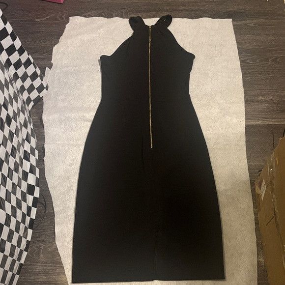 Other Taylor Black Halter Sheath Dress 2 Size XS / US 0-2 / IT 36-38 - 6 Thumbnail