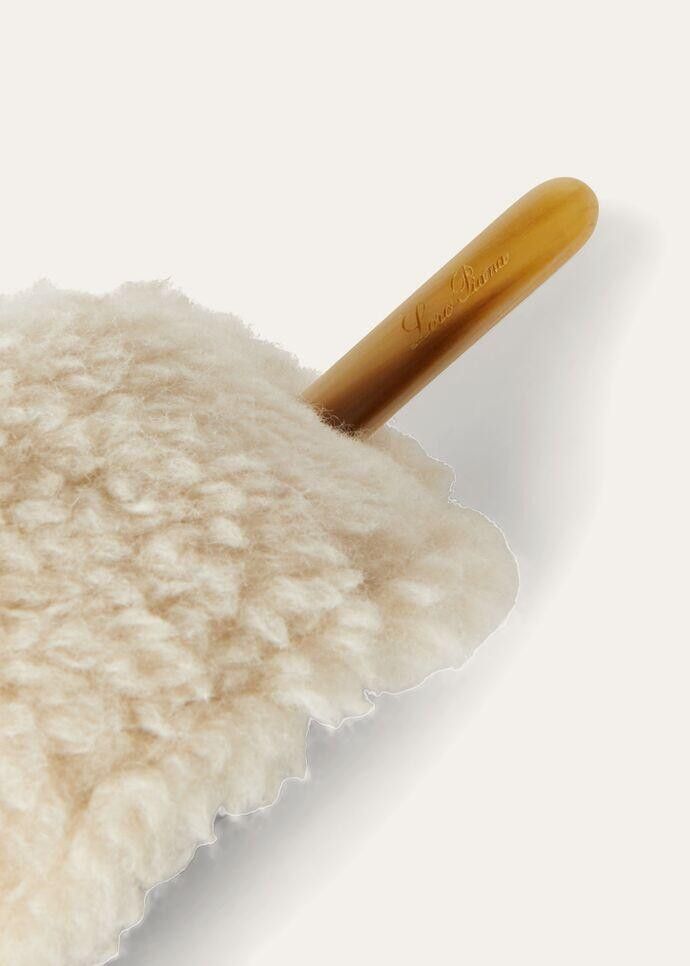 Loro Piana o1srvl11e1024 Size: OS / Cocooning Barrette in Off White Size ONE SIZE - 3 Thumbnail