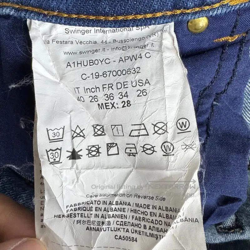 Versace Versace Women's Blue Cotton Jeans . Size 30" / US 8 / IT 44 - 4 Thumbnail