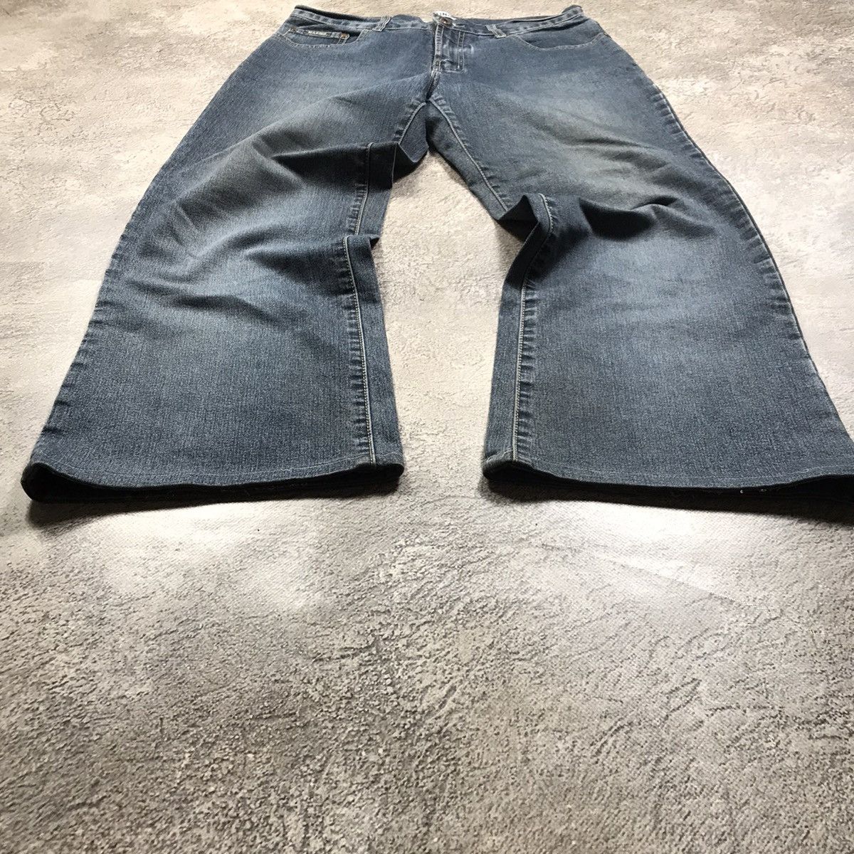 Japanese Brand vintage Faded Jeans japan distressed denim spring pants 90s Size US 33 - 1 Thumbnail