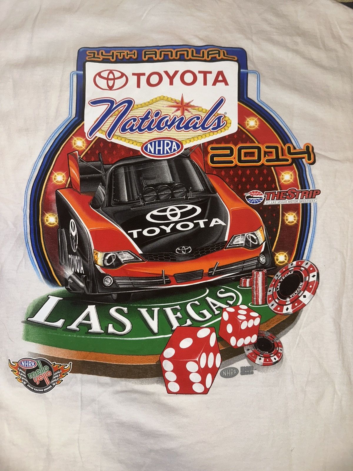 Gildan AUTOGRAPH Alexis DeJoria/Rutledge Wood NHRA Nationals Tee XL Size US XL / EU 56 / 4 - 7 Thumbnail