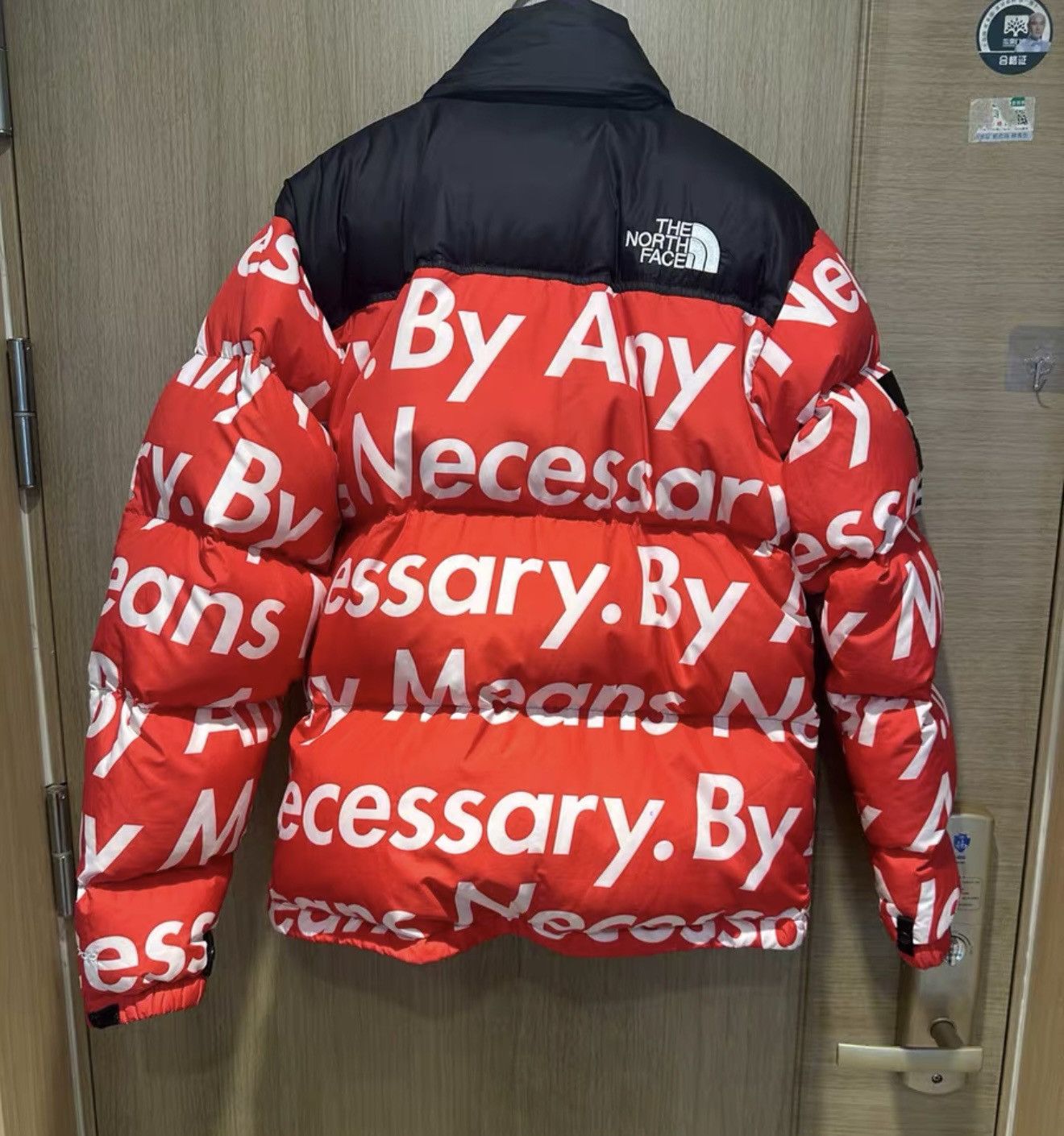 Supreme × The North Face Supreme tnf north face red bamn by any means nuptse jacket Size US S / EU 44-46 / 1 - 2 Thumbnail