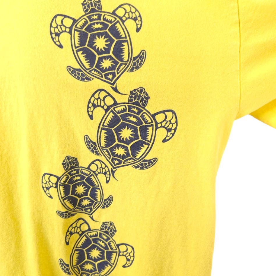 Vintage Cozumel T Shirt Mens XL Yellow Mexico Sea Turtles Travel Destination Tee Size US XL / EU 56 / 4 - 4 Thumbnail