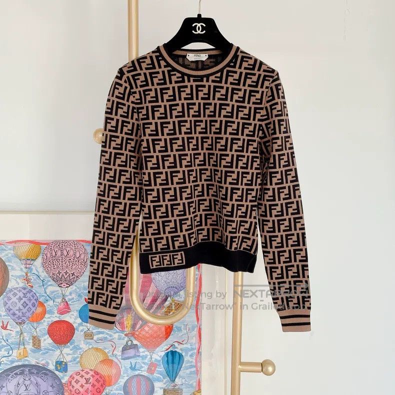 Fendi Monogrammed Knit Top