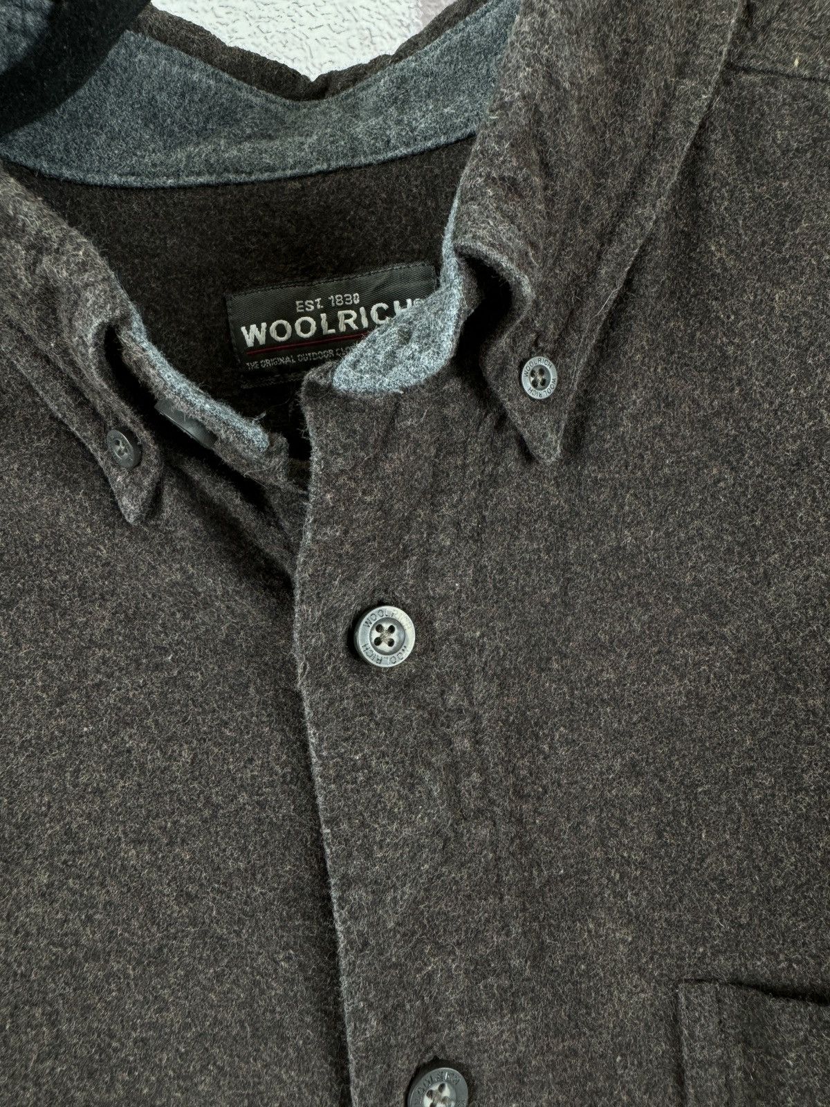 Flannel Woolrich Bison Heather vintage flannel men’s shirt size L Size US L / EU 52-54 / 3 - 4 Thumbnail
