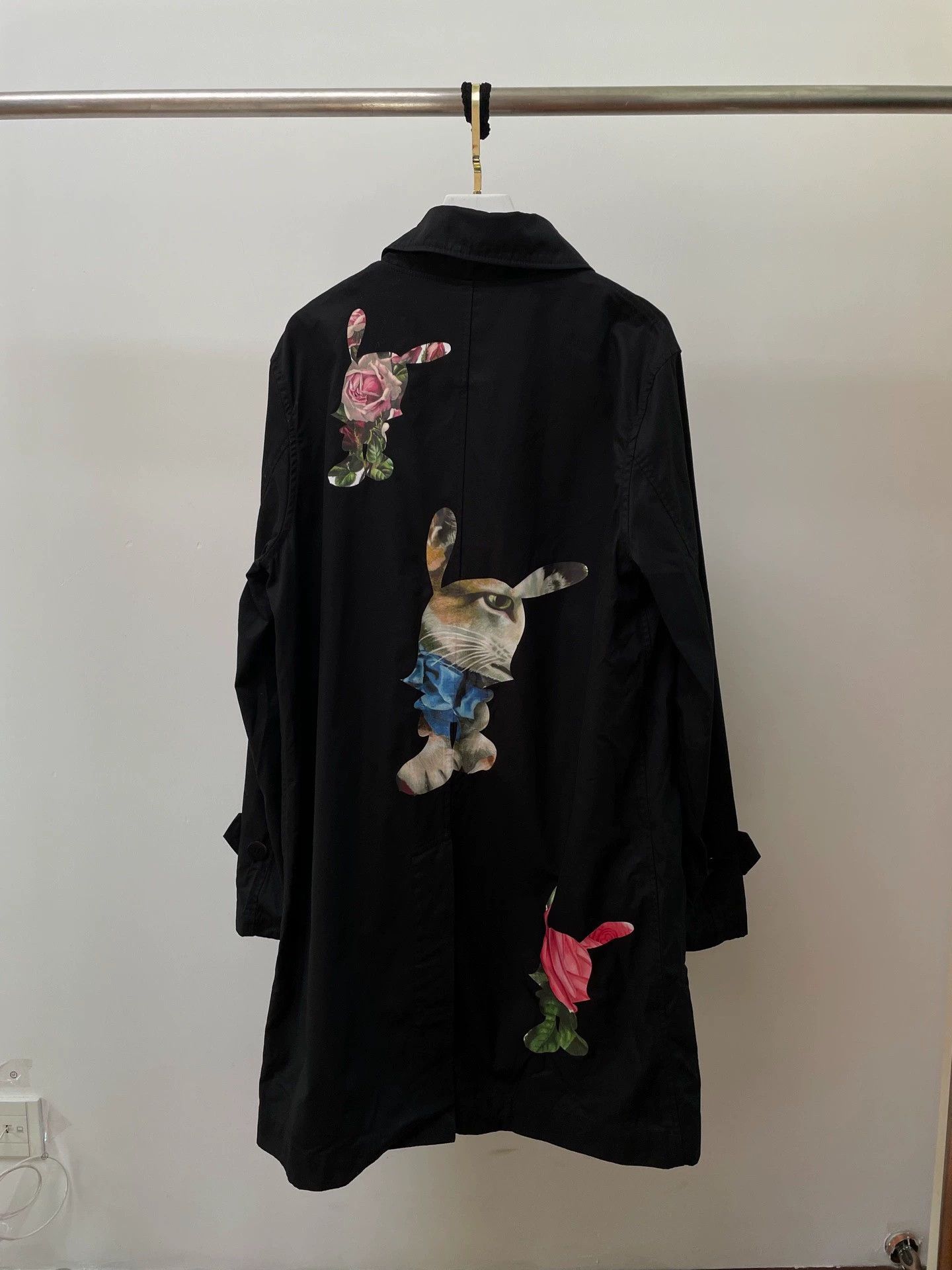 Undercover UNDERCOVER Skoloct Black Rabbit Floral Embrdery Jacket 3 Size US L / EU 52-54 / 3 - 1 Thumbnail