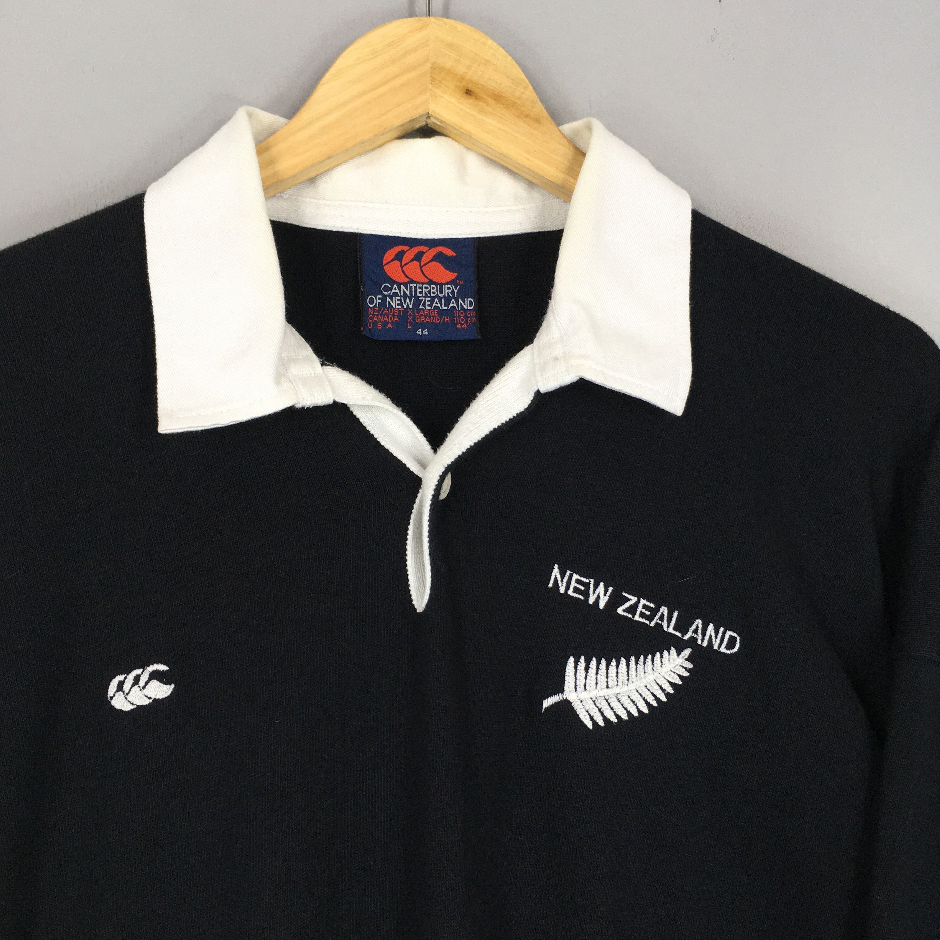 Canterbury of New Zealand Vintage Canterbury Of New Zealand All Blacks Rugby Shirt XL Size US XL / EU 56 / 4 - 2 Thumbnail