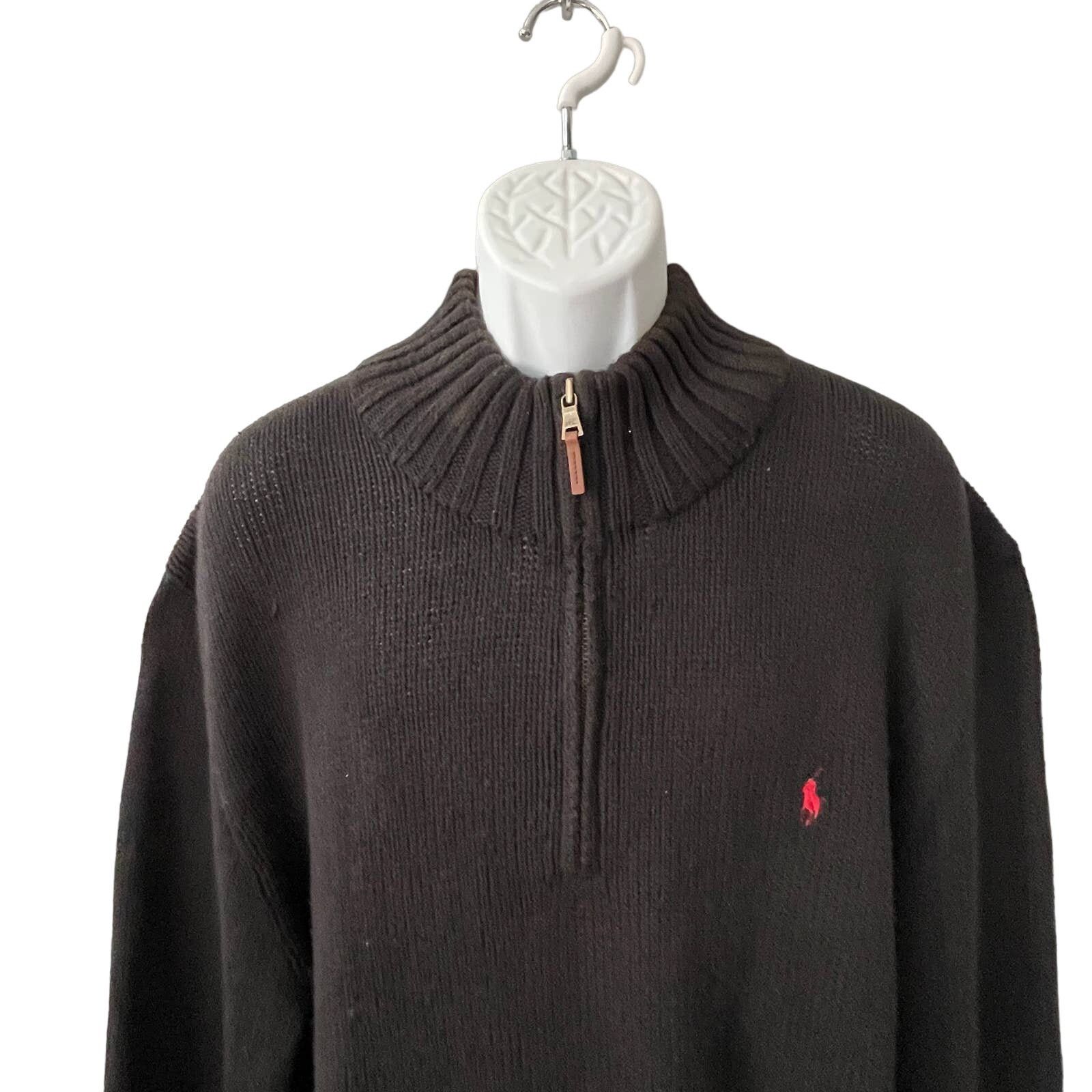 Polo Ralph Lauren Polo by Ralph Lauren Cotton 1/4 Zip Sweater Size 2XL Size US XXL / EU 58 / 5 - 2 Thumbnail