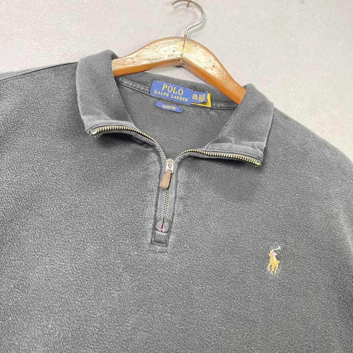 Polo Ralph Lauren Polo Ralph Lauren Estate Rib Half Zip Pullover Black Size US XXL / EU 58 / 5 - 3 Thumbnail