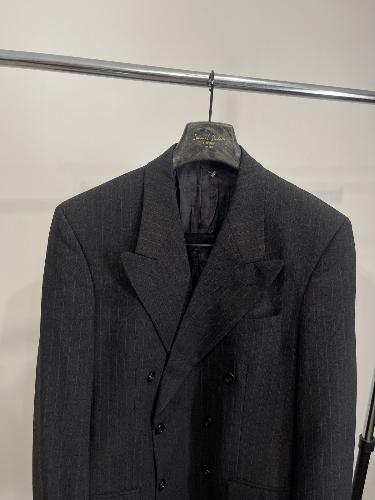 Vintage 🔥Vintage double-breasted blazer turo classic jacket coat Size 40L - 3 Thumbnail