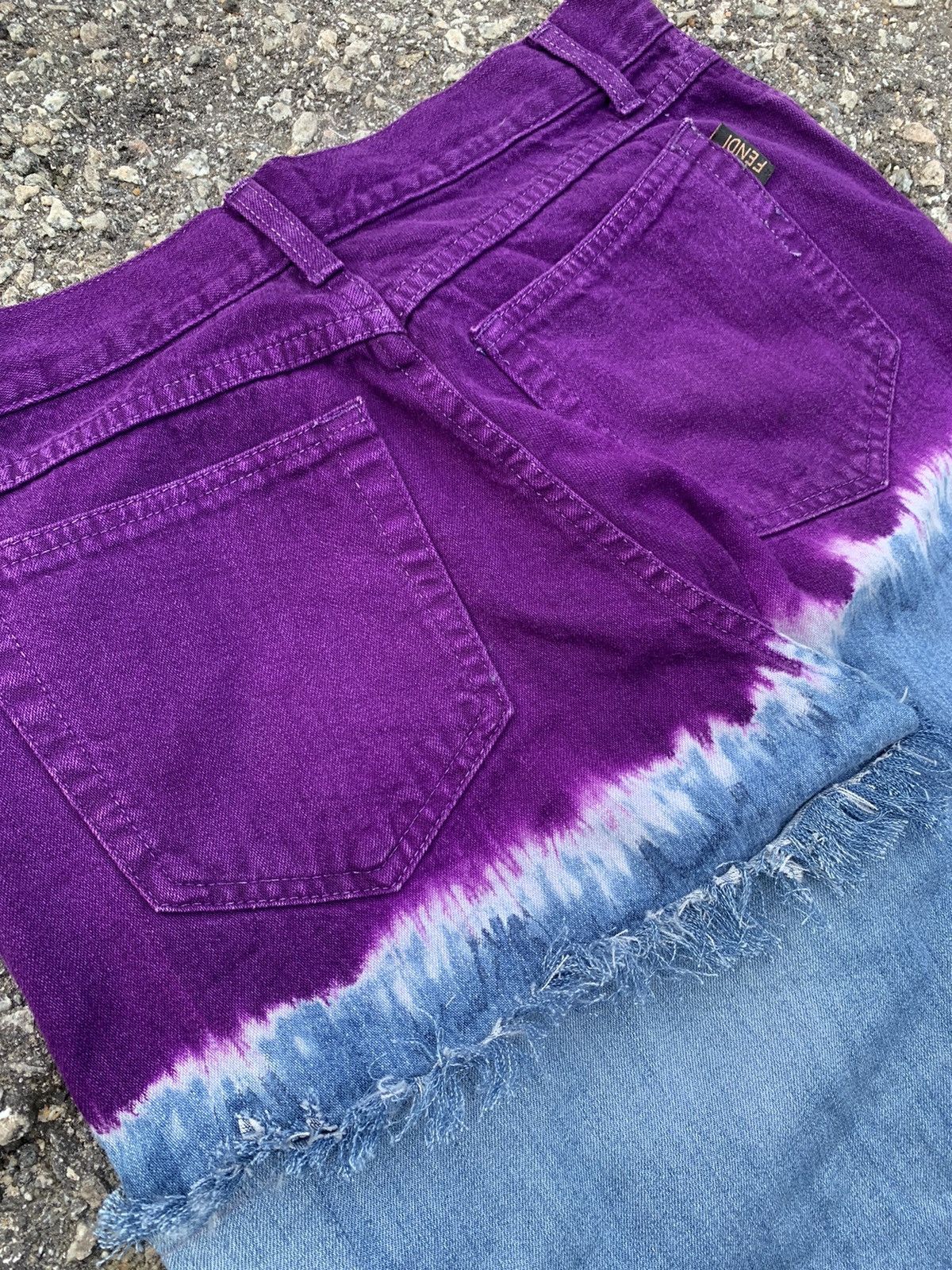 Fendi FENDI TIE DYE DENIM JEANS Size 29" - 11 Thumbnail